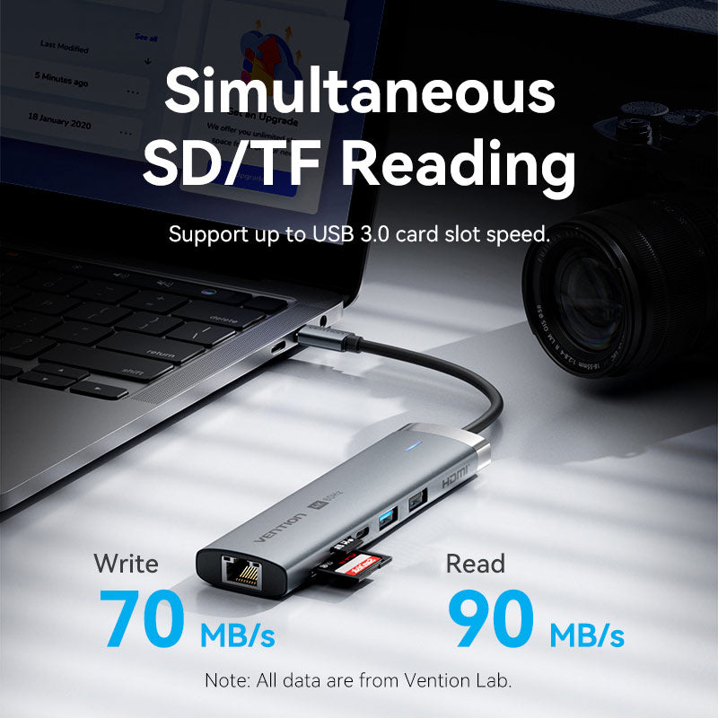 Vention 9-in-1 USB-C Docking Station、mySite、fannypackpong