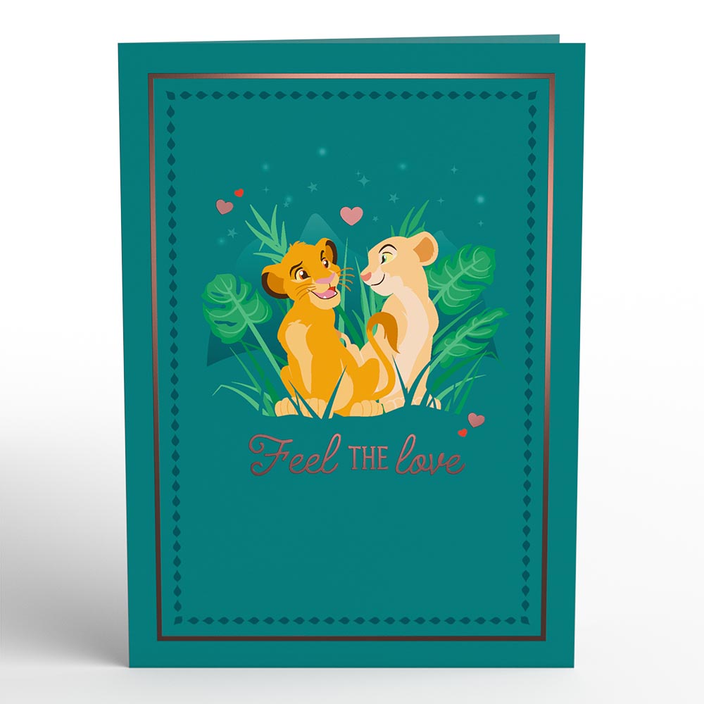 Disney's The Lion King Feel The Love Pop-Up Card、mySite、solidvoid