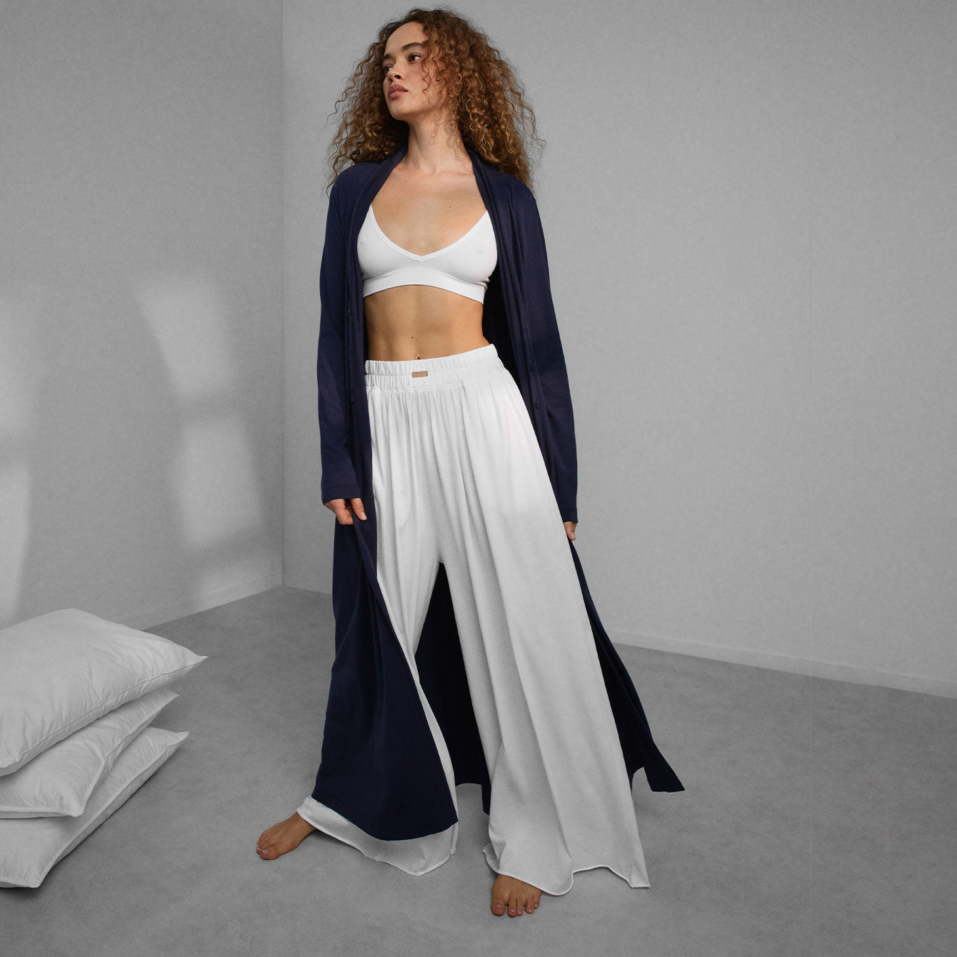 Organic Pima Wide Leg Pant、mySite、bengalsvssteelers