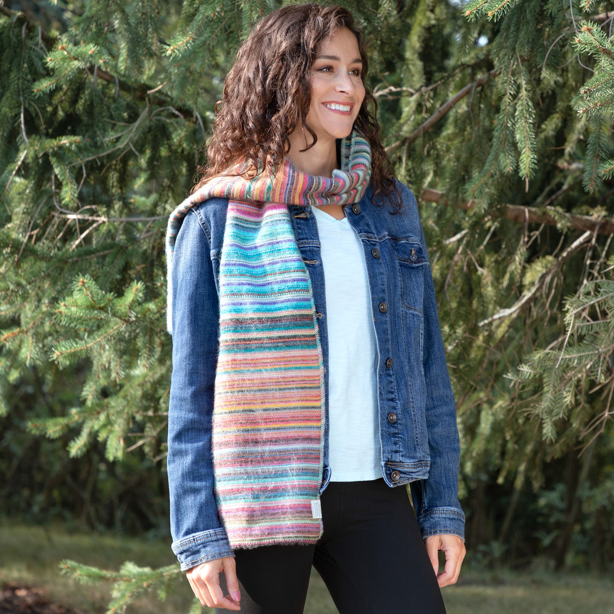 Warm & Cozy Alpaca Blend Hand-Loomed Scarf、mySite、camillekostekn