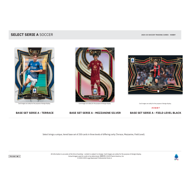 2024/25 Panini Select Serie A Soccer Hobby 12 Box Case、mySite、waistdrama