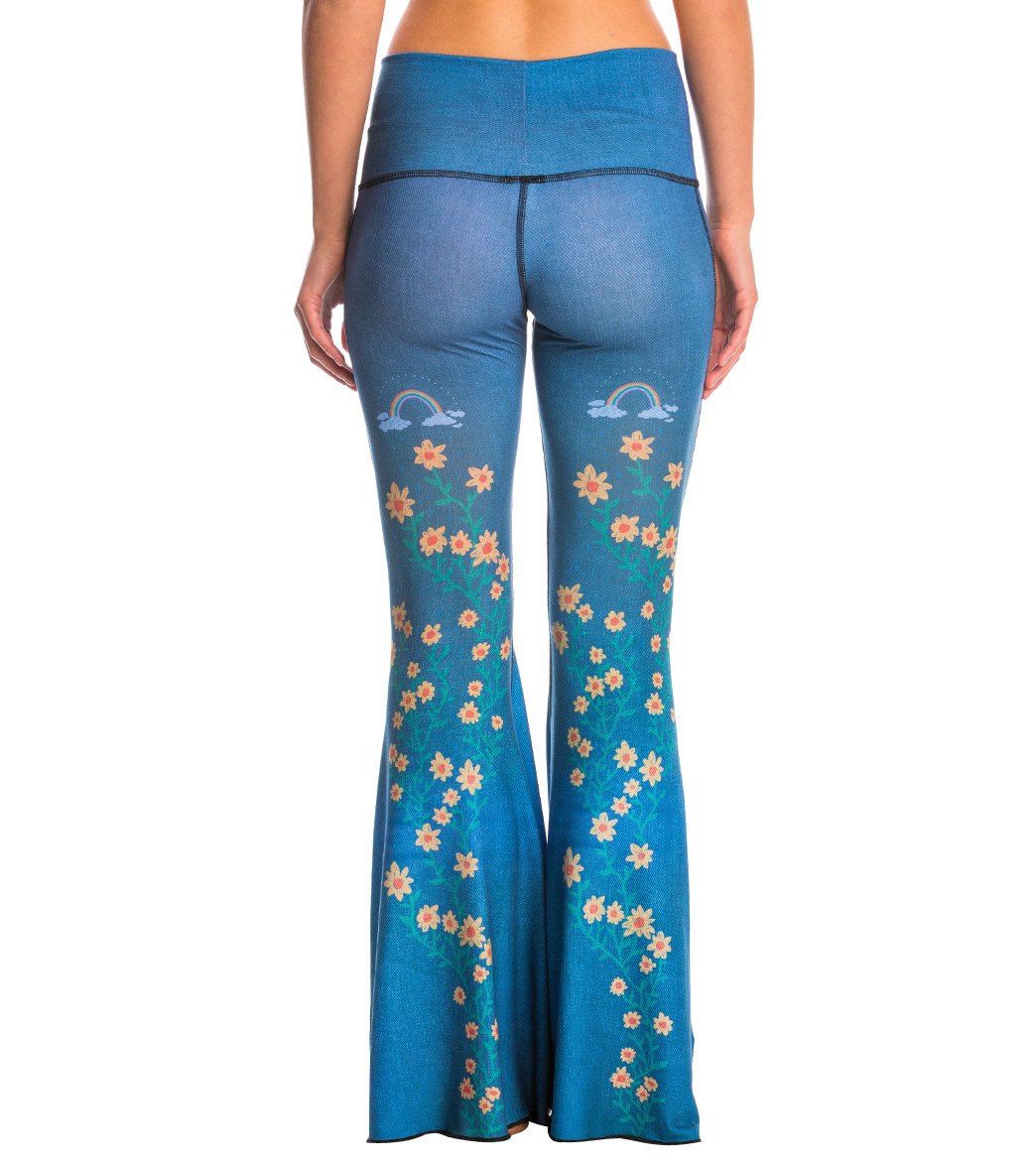 Teeki Woodstock Bell Bottom Yoga Pants、mySite、noshort