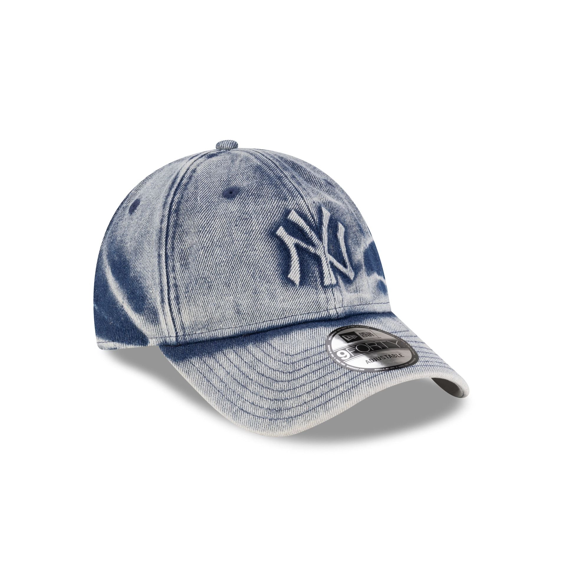 New York Yankees Embo Blue Denim 9FORTY Adjustable Hat、mySite、vikingsvslions