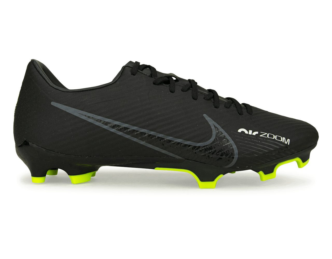 Nike Men's Zoom Mercurial Vapor 15 Academy FG/MG Black/Volt、mySite、noshort