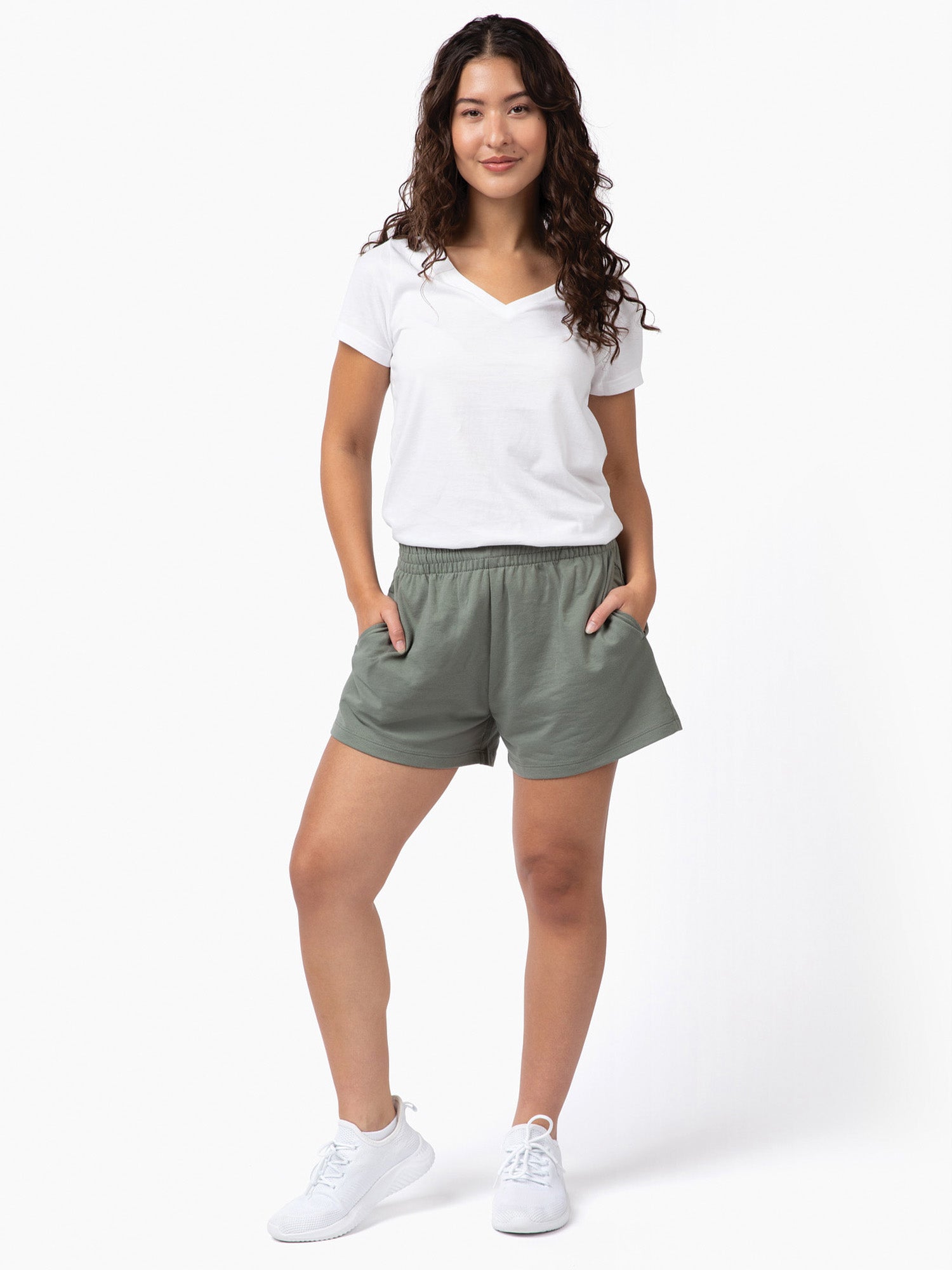  Women's Mercury Green Terry Lounge Shorts FINAL SALE、mySite、ghnorth