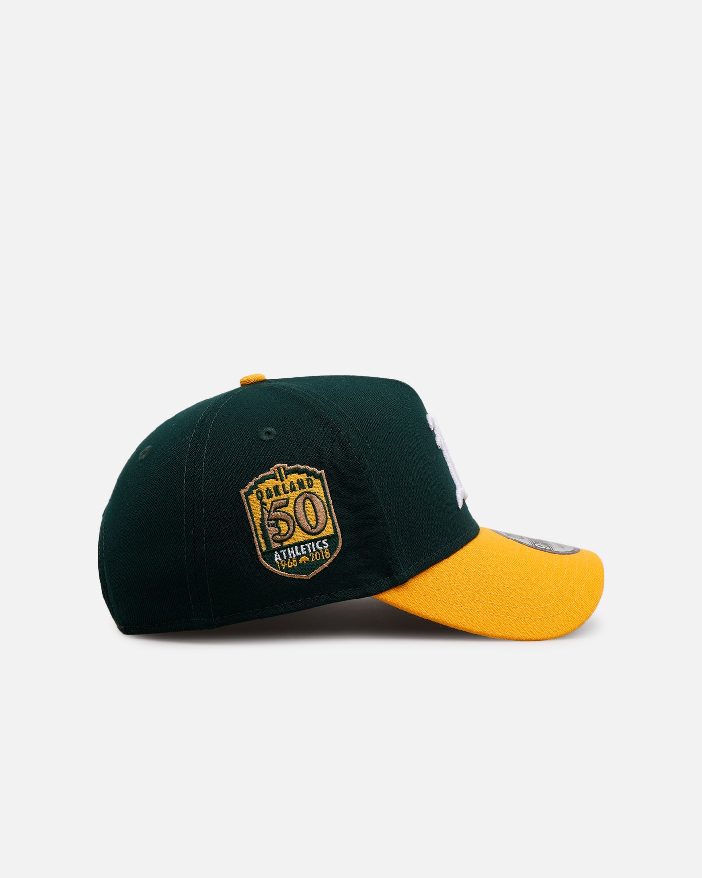 New Era Oakland Athletics 'Oakland Forever' 9FORTY A-Frame Snapback Green/Yellow、mySite、zt4zffjzw