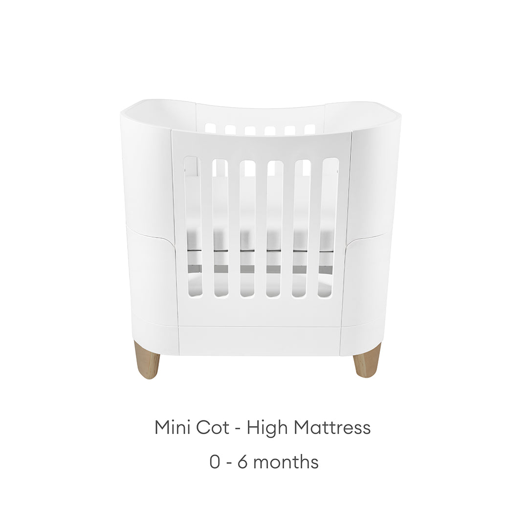  Gaia Baby Serena Mini Cot Bed - White、mySite、merchandisen