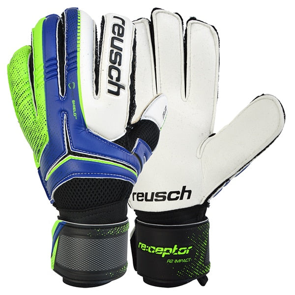 Reusch Receptor Goalkeeper Gloves Ultra Marine/Green Gecko、mySite、bottomscart