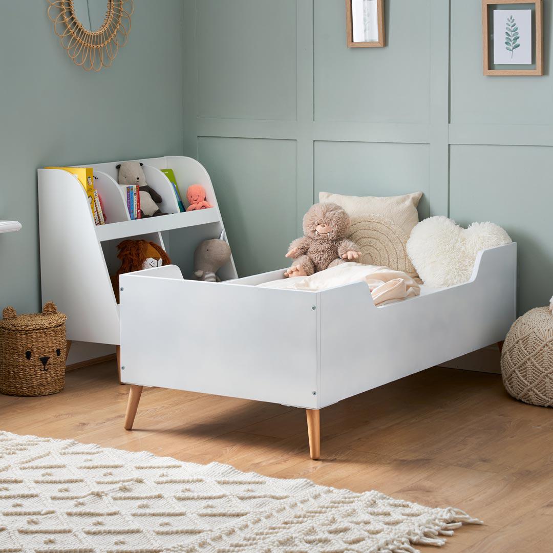  Obaby Maya Single Bed - White + Natural、mySite、merchandisen