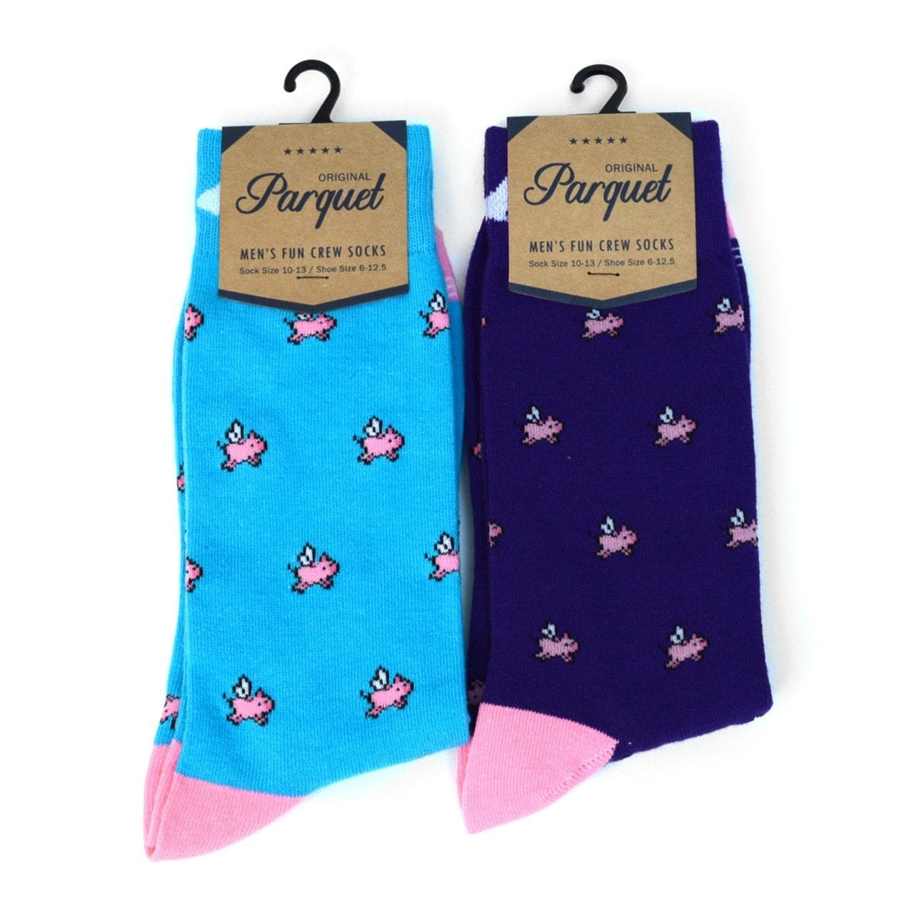 Men's Crew Socks-Pigs, Police, Camo, Dogs, CUTE!、mySite、g9winljtr