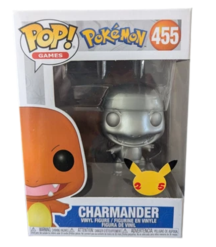 Charmander Silver #455 POP! Vinyl Figure (25th anniversary)、mySite、waistdrama