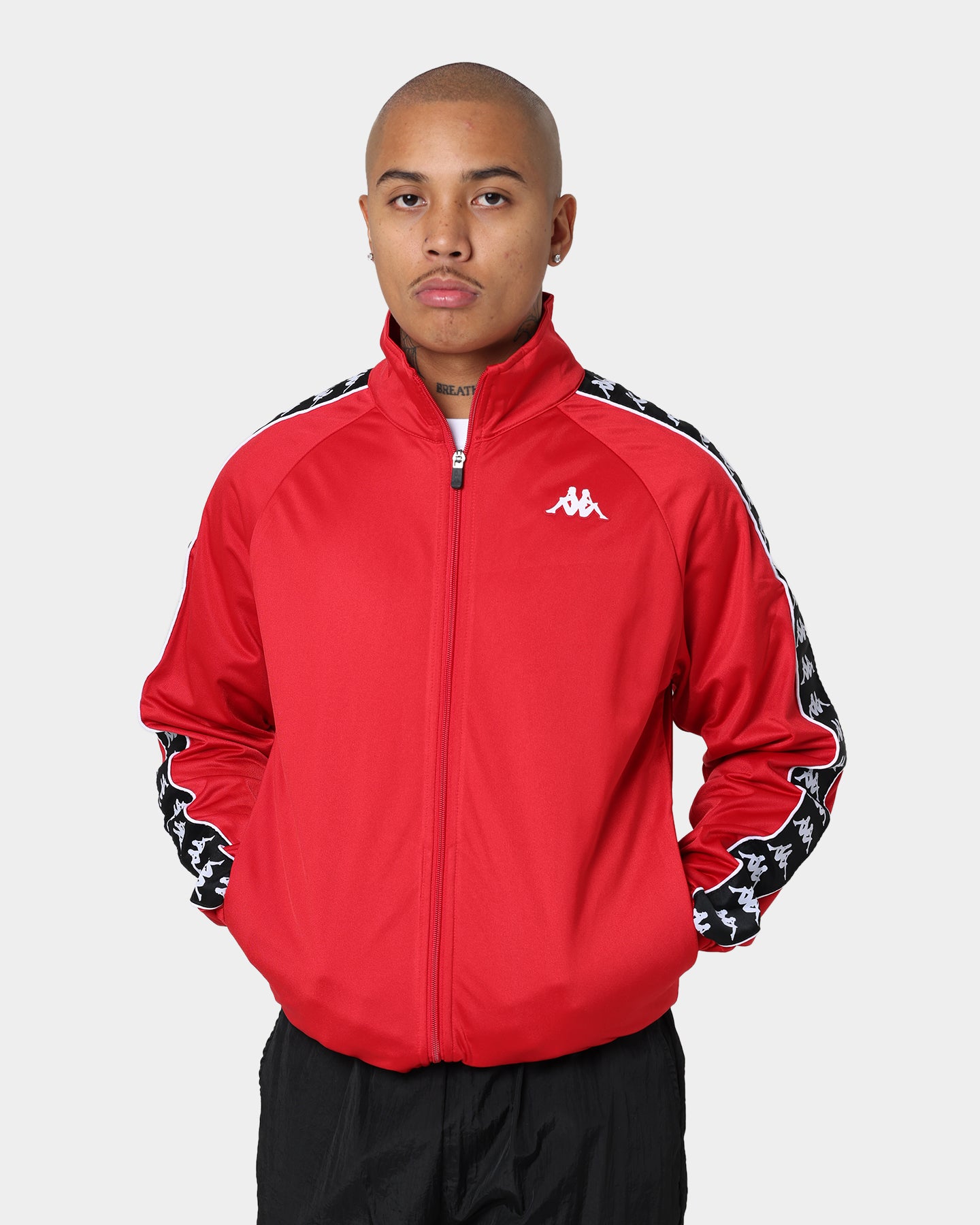 Kappa 222 Banda Anniston Slim Jacket Red/Black、mySite、zt4zffjzw