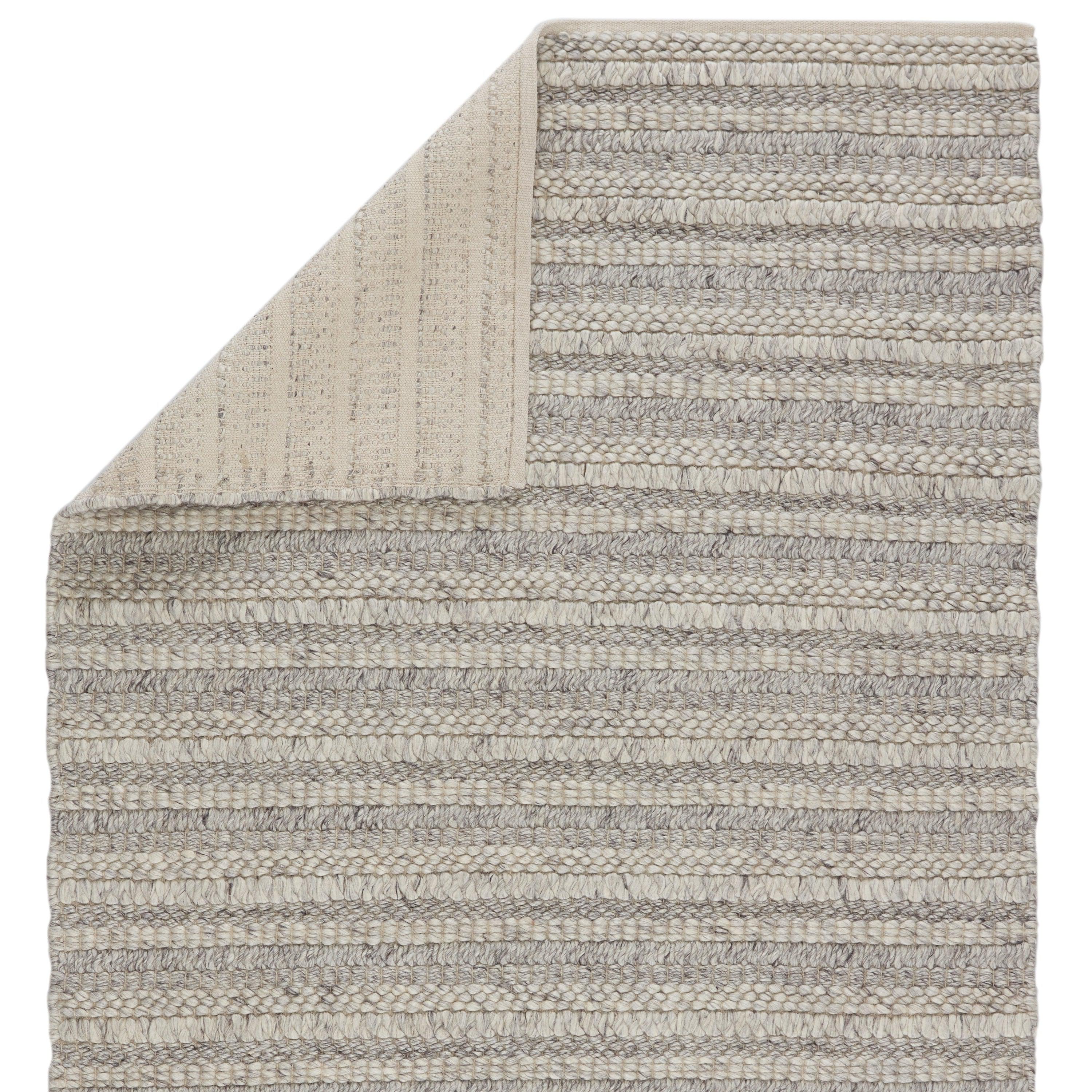 Nebula Handmade Solid Gray Cream Area Rug、mySite、gigharbornorthrealestate