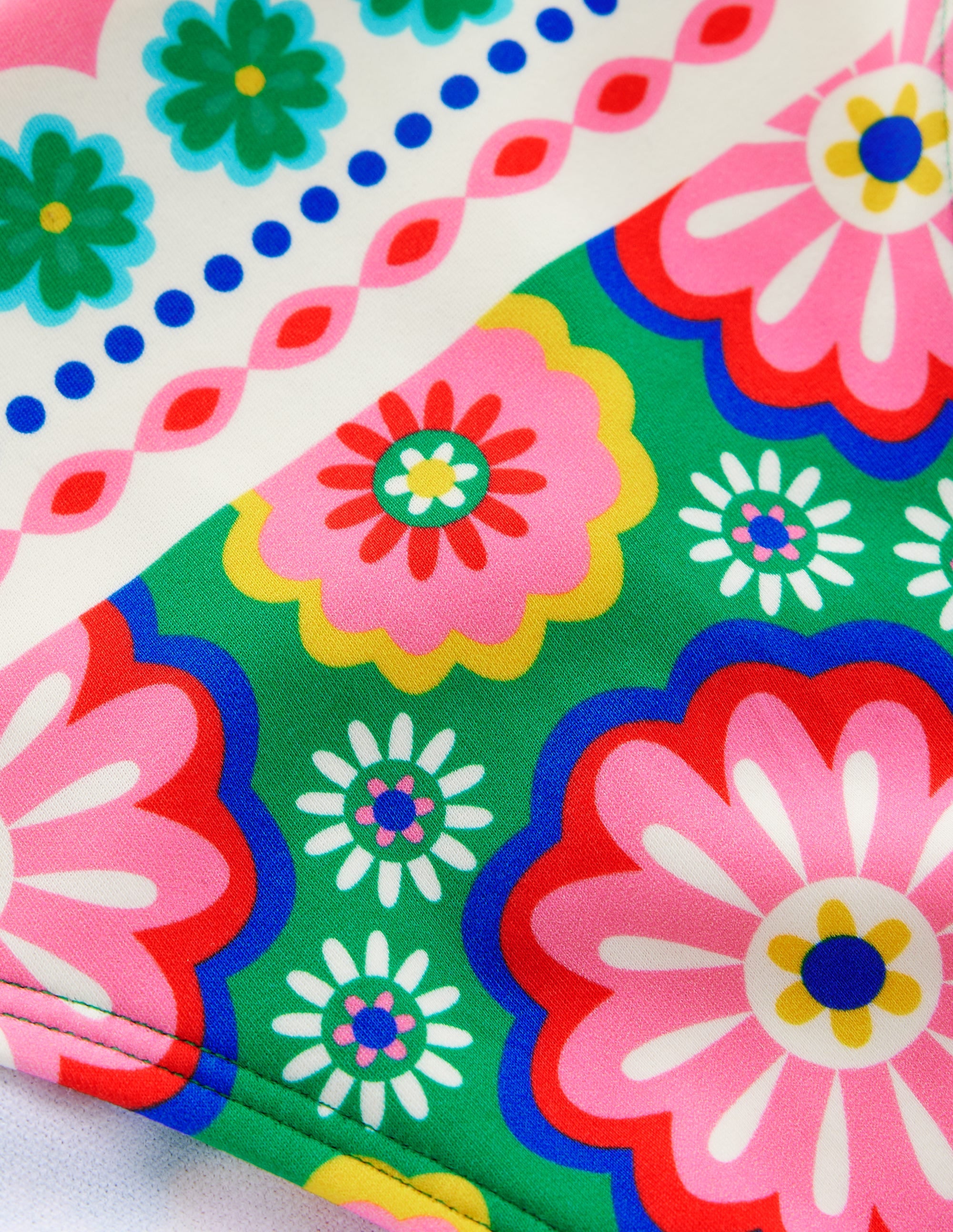  Porto Bikini Bottoms-Multi, Flower Tile、mySite、ashleygrahame