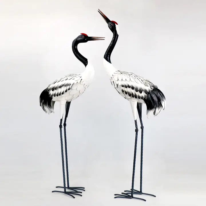 Black-Necked White Crane Garden Figurines 54 Tall、mySite、g9winljtr