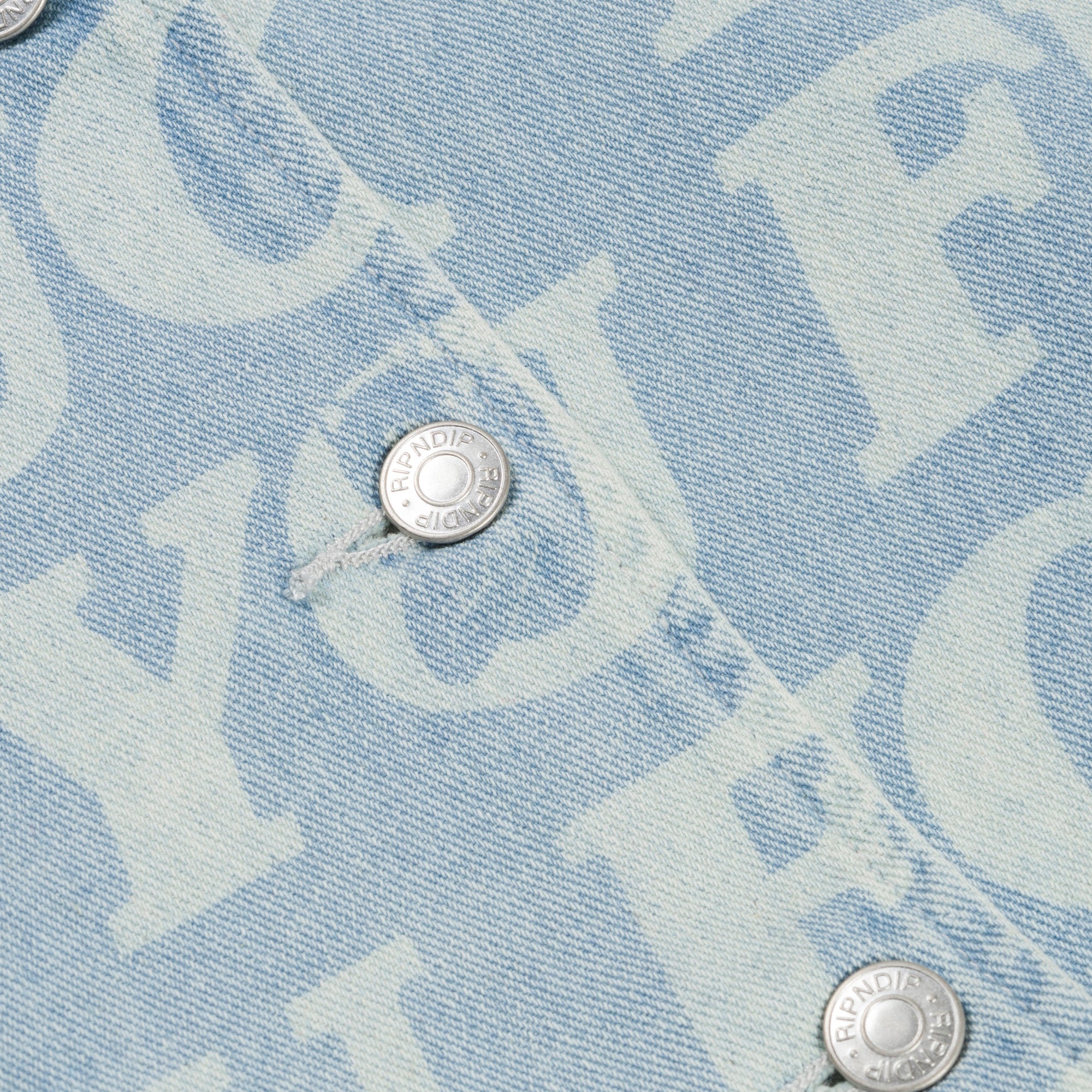  Fuckin Fuck Cropped Denim Jacket (Light Wash)、mySite、merchandisen