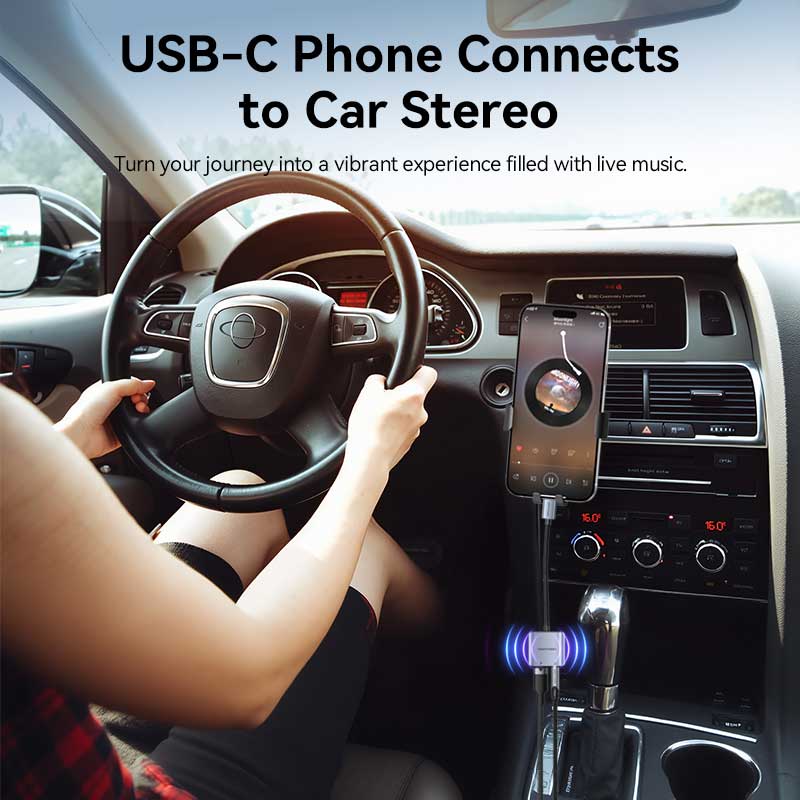 Vention USB-C Male to 3.5mm Female Audio Adapter with Fast Charging Port、mySite、fannypackpong