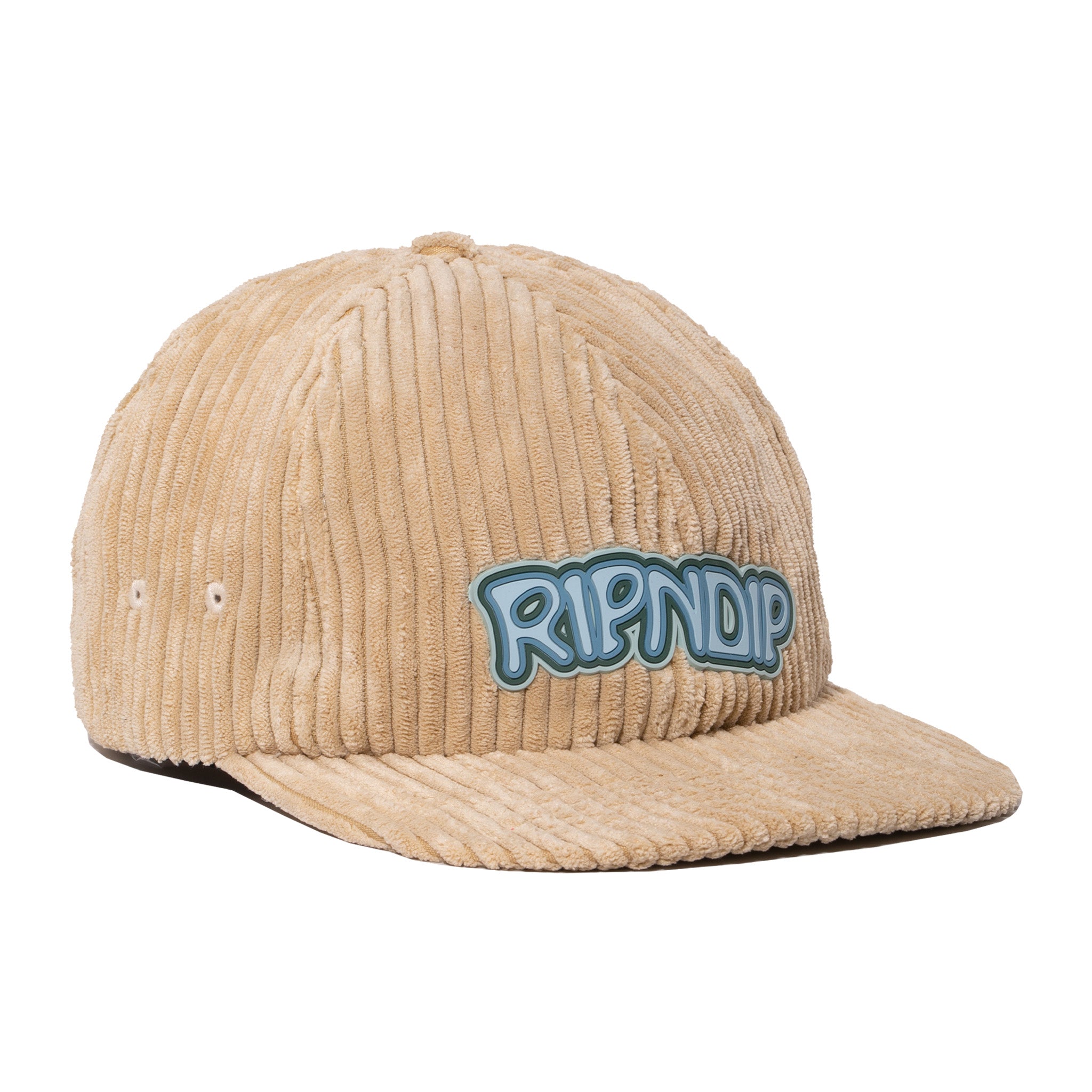  Intertwined 6 Panel Corduroy Strapback (Khaki)、mySite、merchandisen