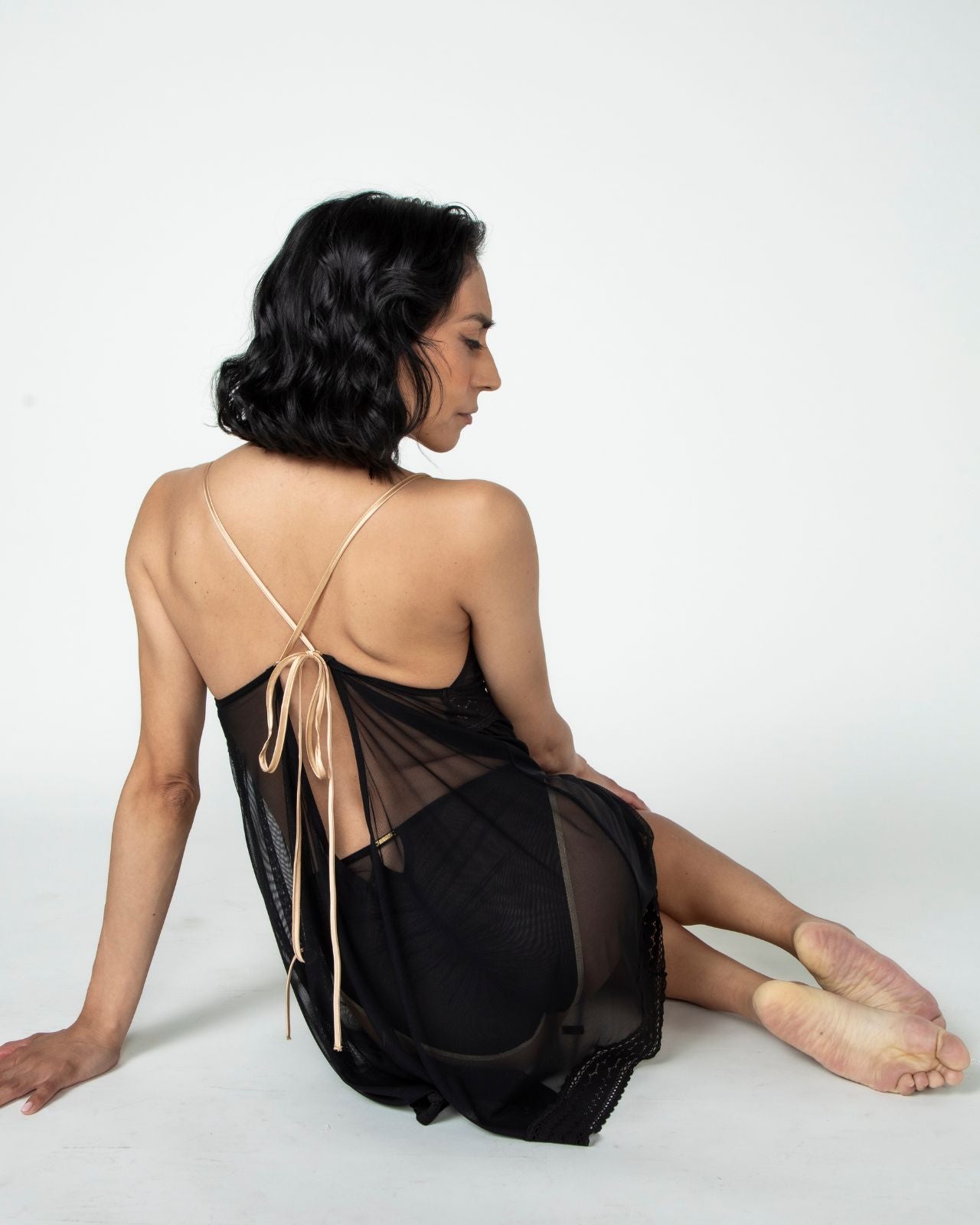 Narmda Mesh Babydoll Dress、mySite、bengalsvssteelers