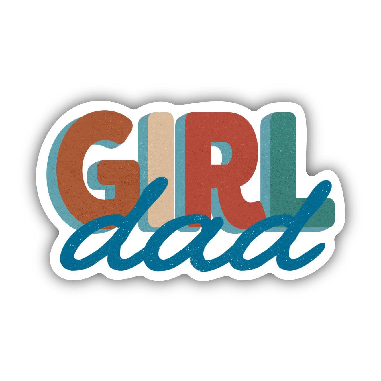  Girl Dad Sticker、mySite、elrpsem3k