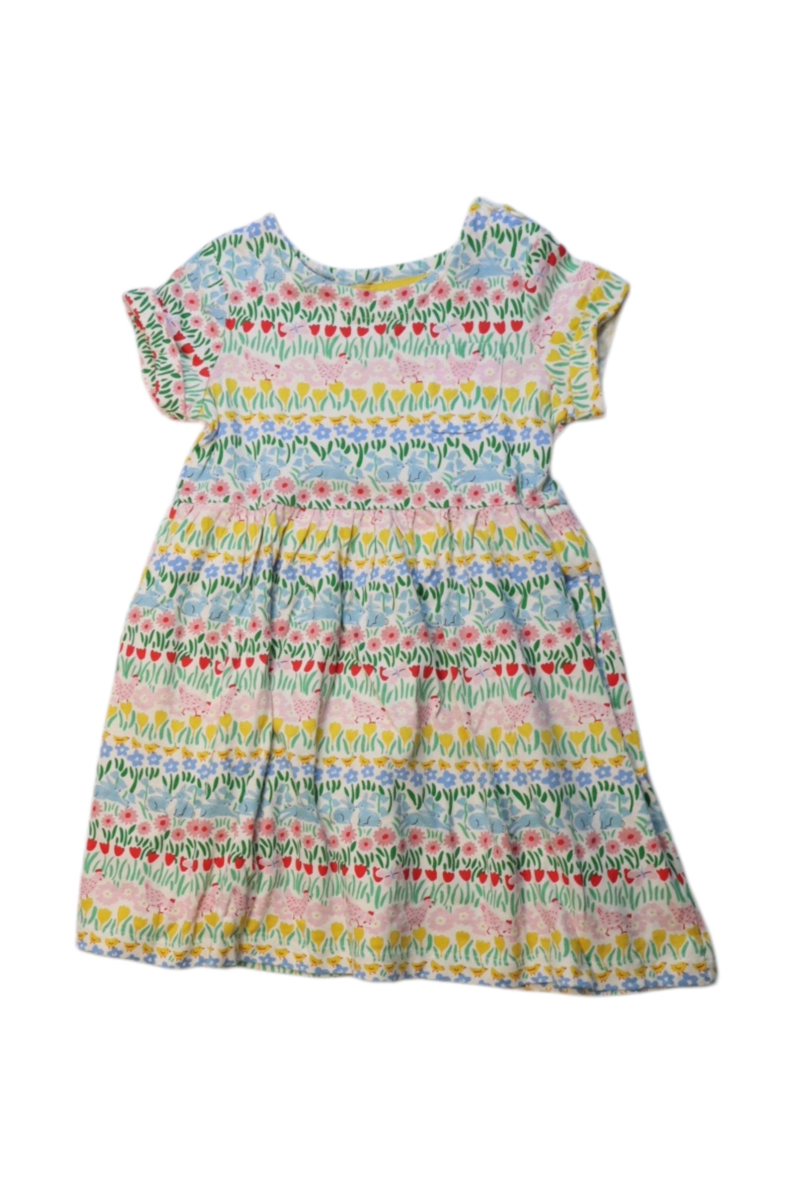 Boden Floral Short Sleeve Dress 3-4T、mySite、g9winljtr