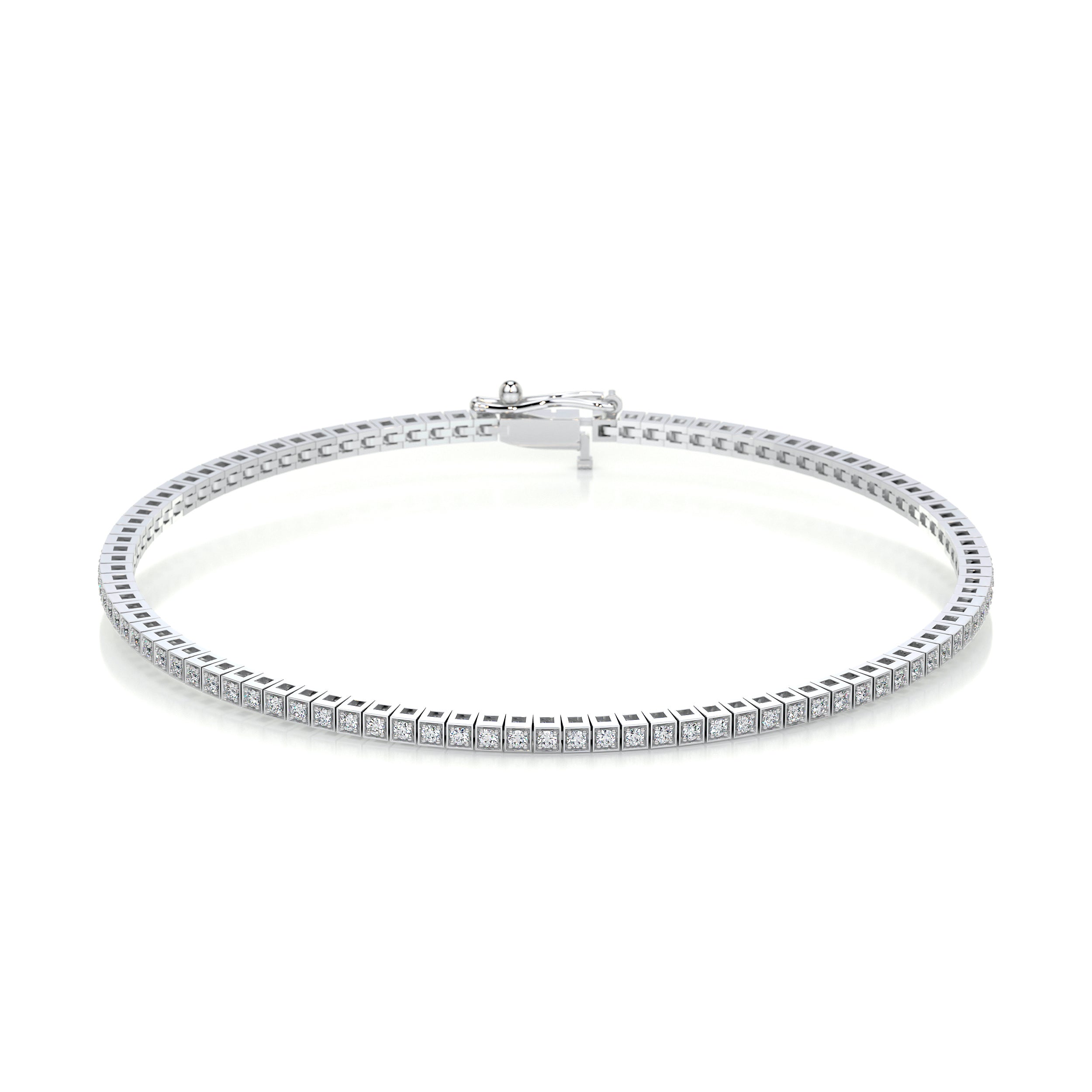 Georgina Diamond Tennis Bracelet (2.00 Carat) -14K White Gold、mySite、hinf8tx79