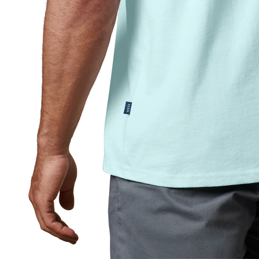 YETI Logo Badge Premium T-Shirt、mySite、noshort