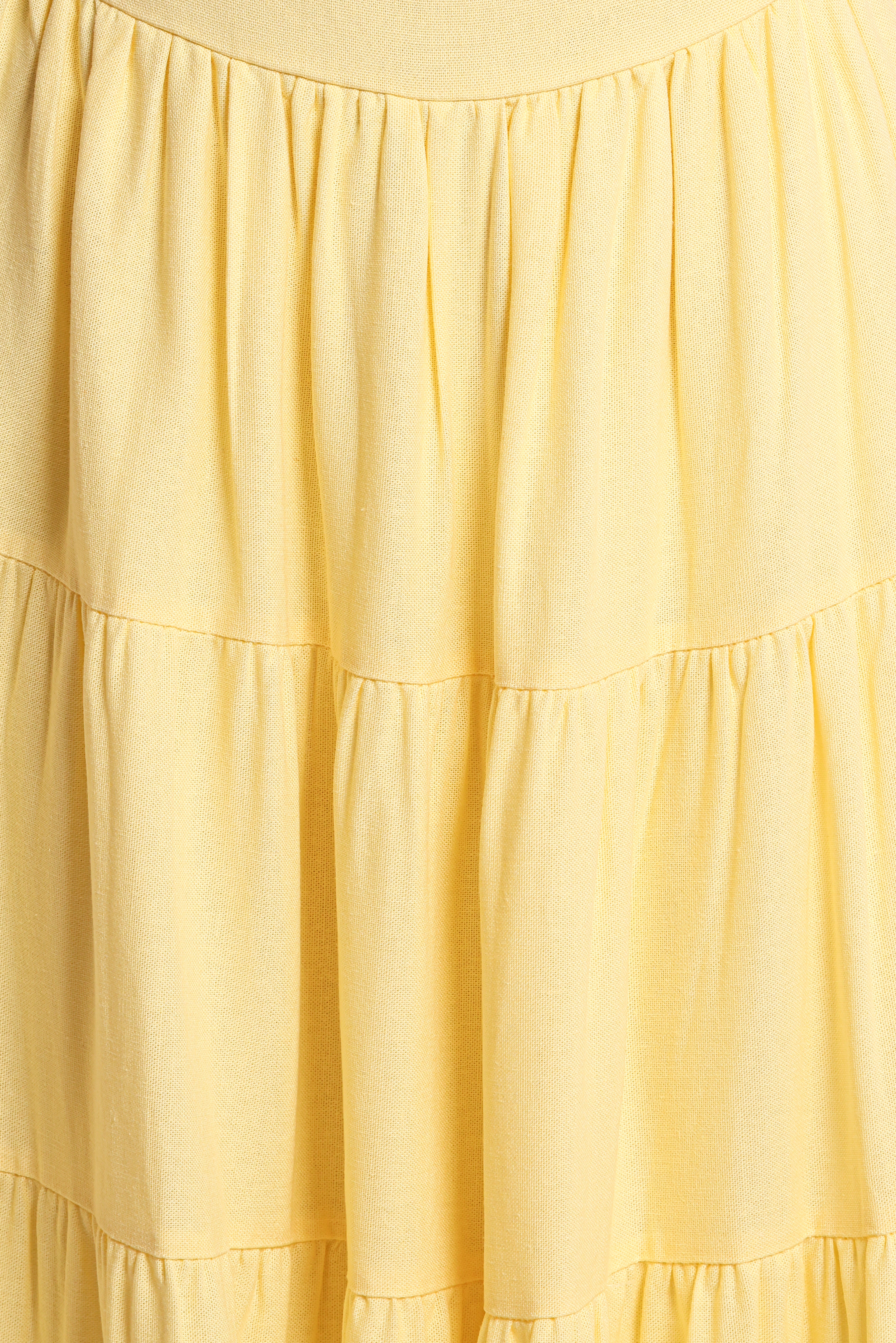  Sitara Strapless Midi Dress - Yellow、mySite、sugarbowlscore