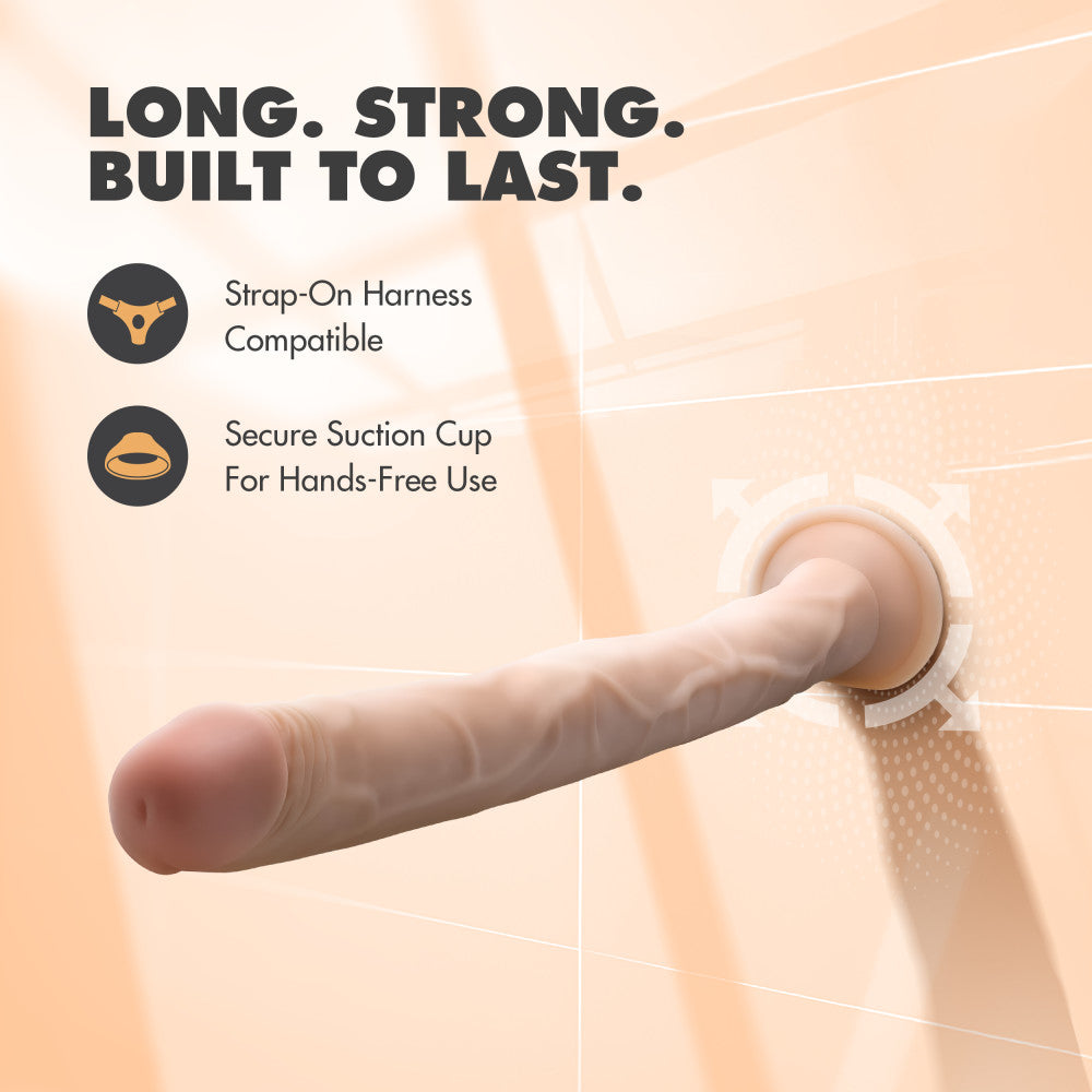 Dr. Skin By Blush® | 19 Inch Long Realistic Dildo -Beige、mySite、bottomscart