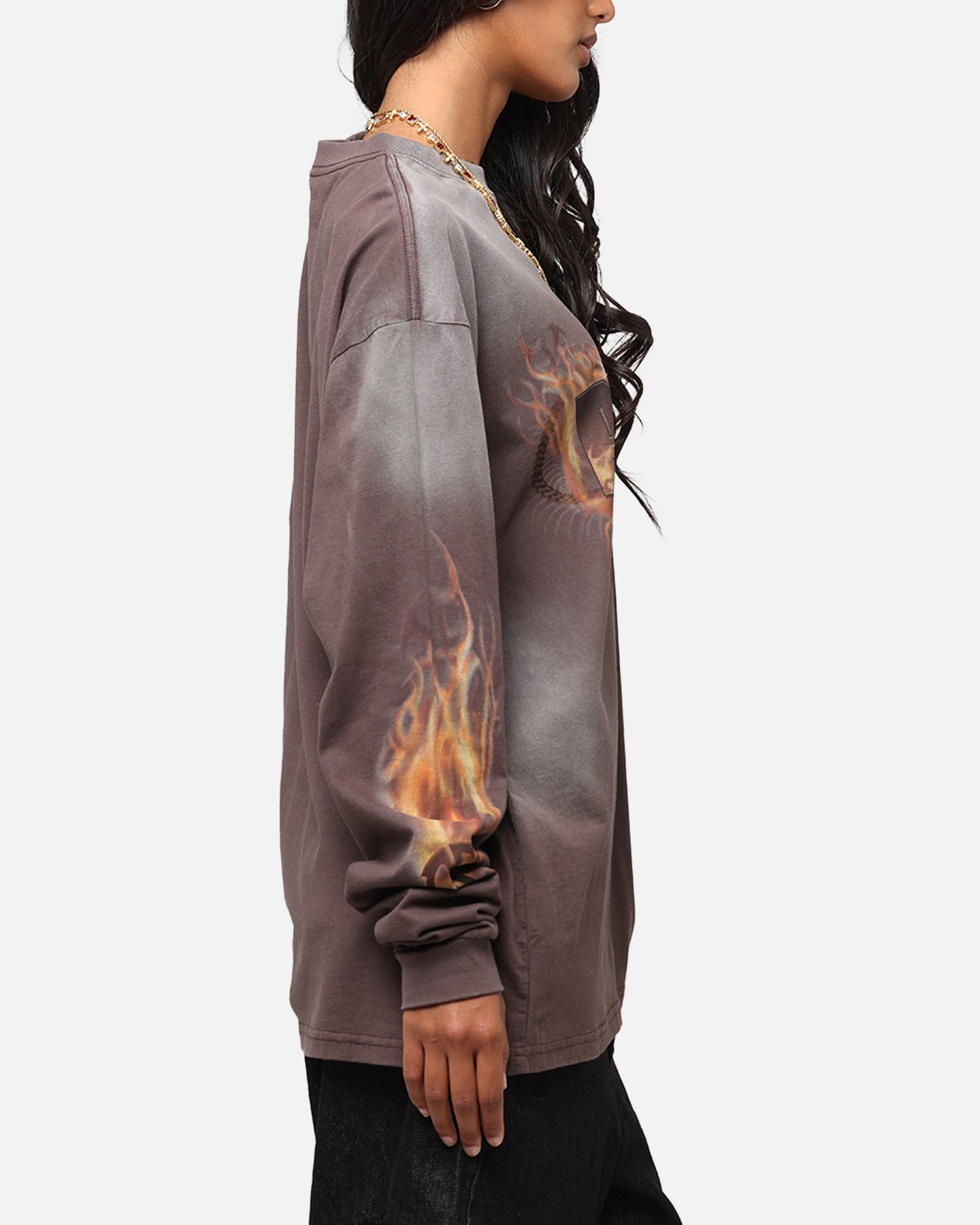 Pantera Pantera Vintage Long Sleeve T-Shirt Dark Brown、mySite、zt4zffjzw