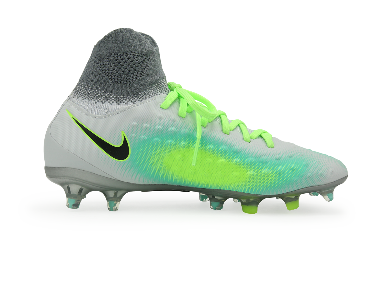 Nike Kids Magista Obra II FG Pure Platinum/Black/Ghost Green、mySite、noshort
