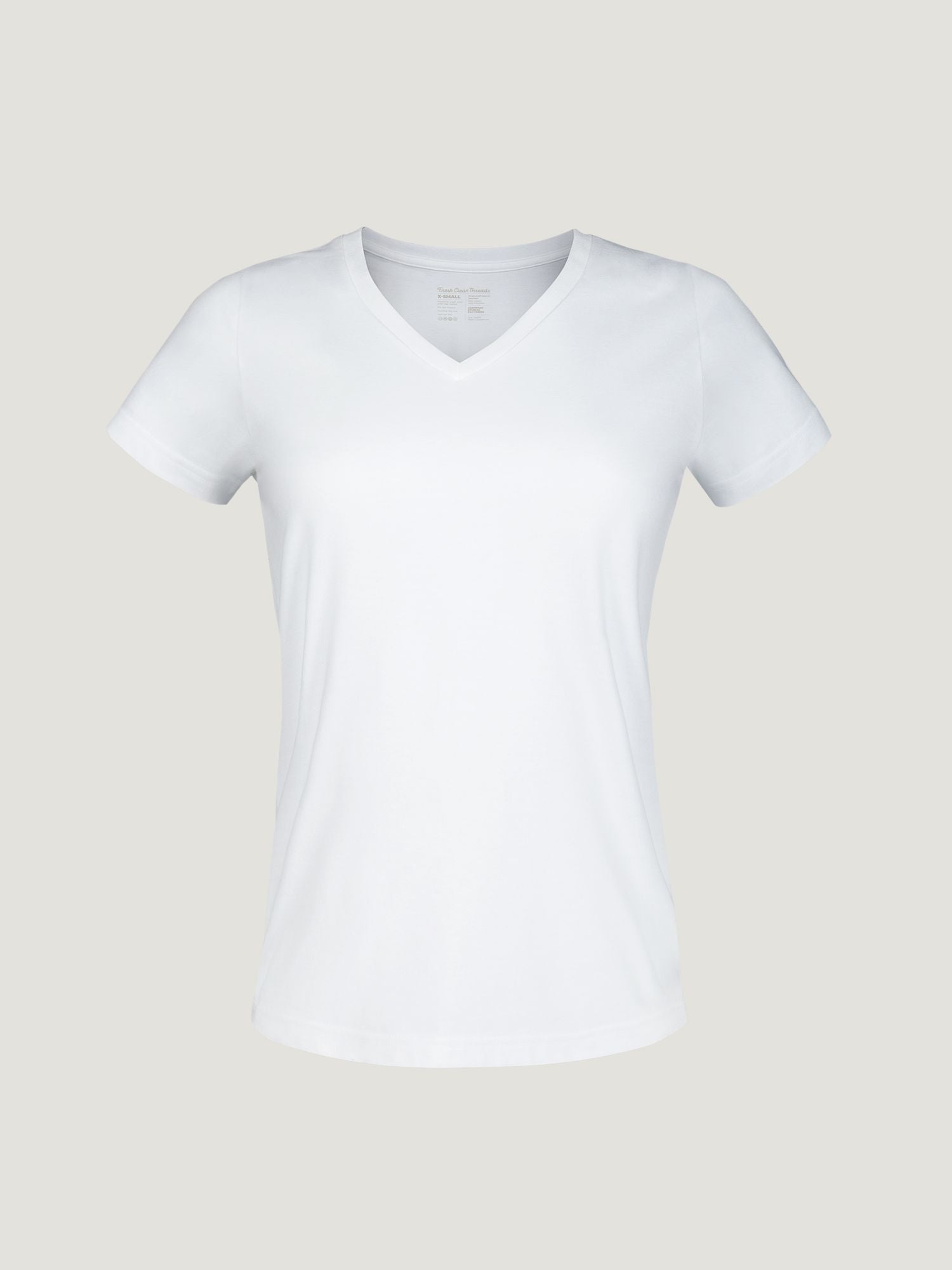  Women's White V-Neck、mySite、ghnorth
