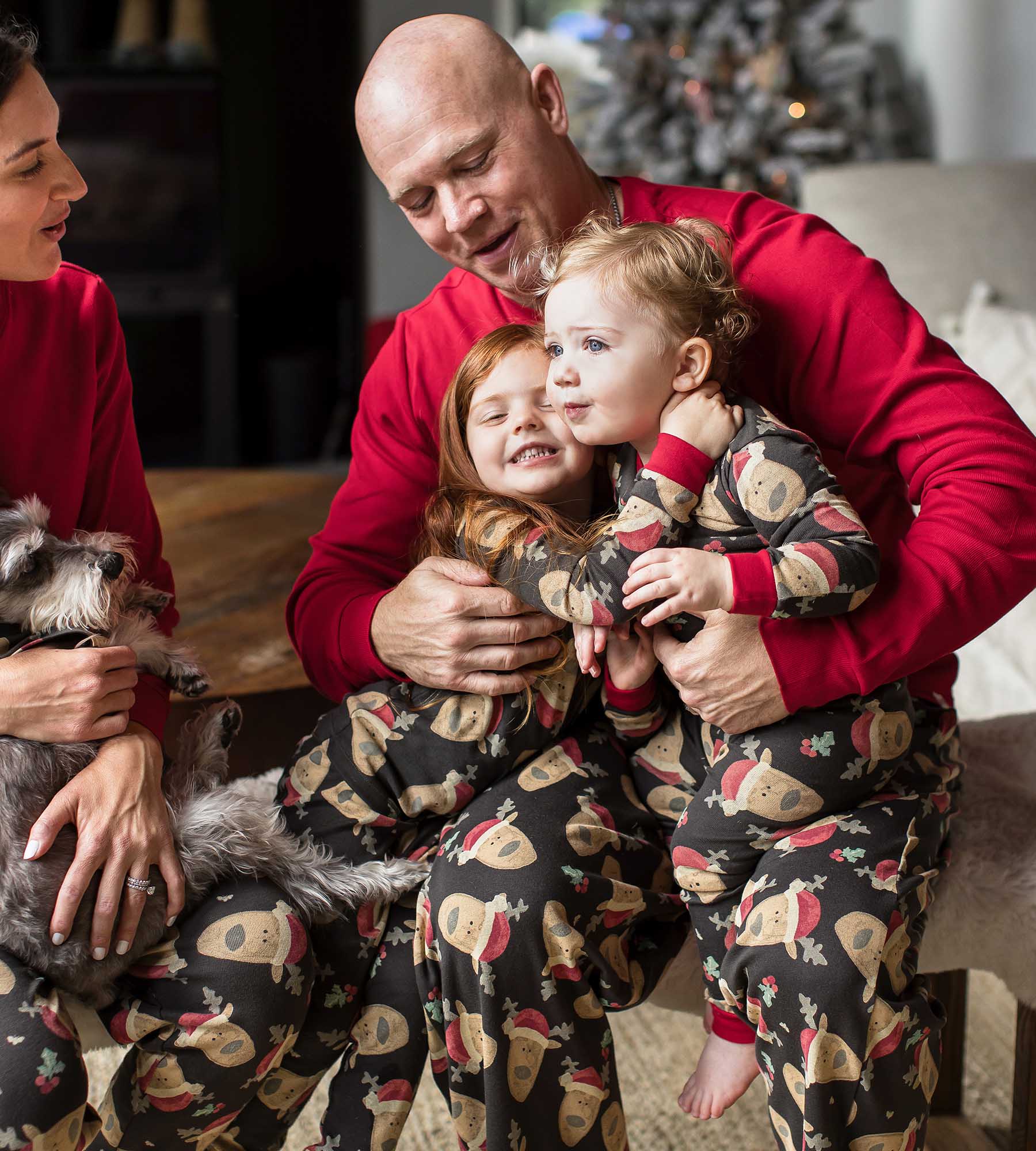 Jolly Reindeer Organic Cotton Men's Pajamas、mySite、g9winljtr