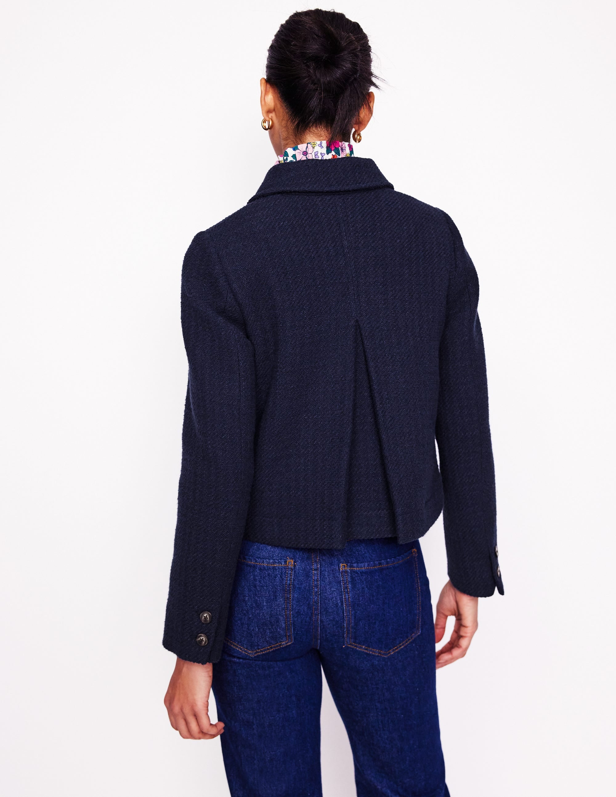  Knightsbridge Swing Jacket-Navy、mySite、ashleygrahame