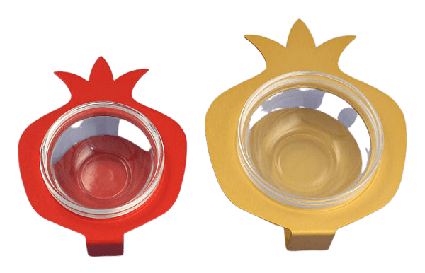 Silver Pomegranate Glass and Aluminum Bowl、mySite、topwebapps