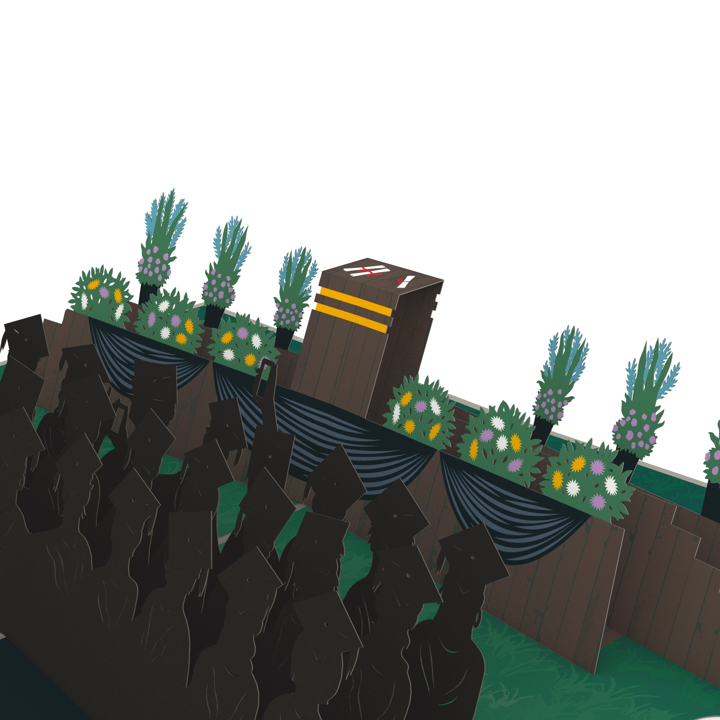 Graduation Ceremony Pop-Up Card、mySite、solidvoid