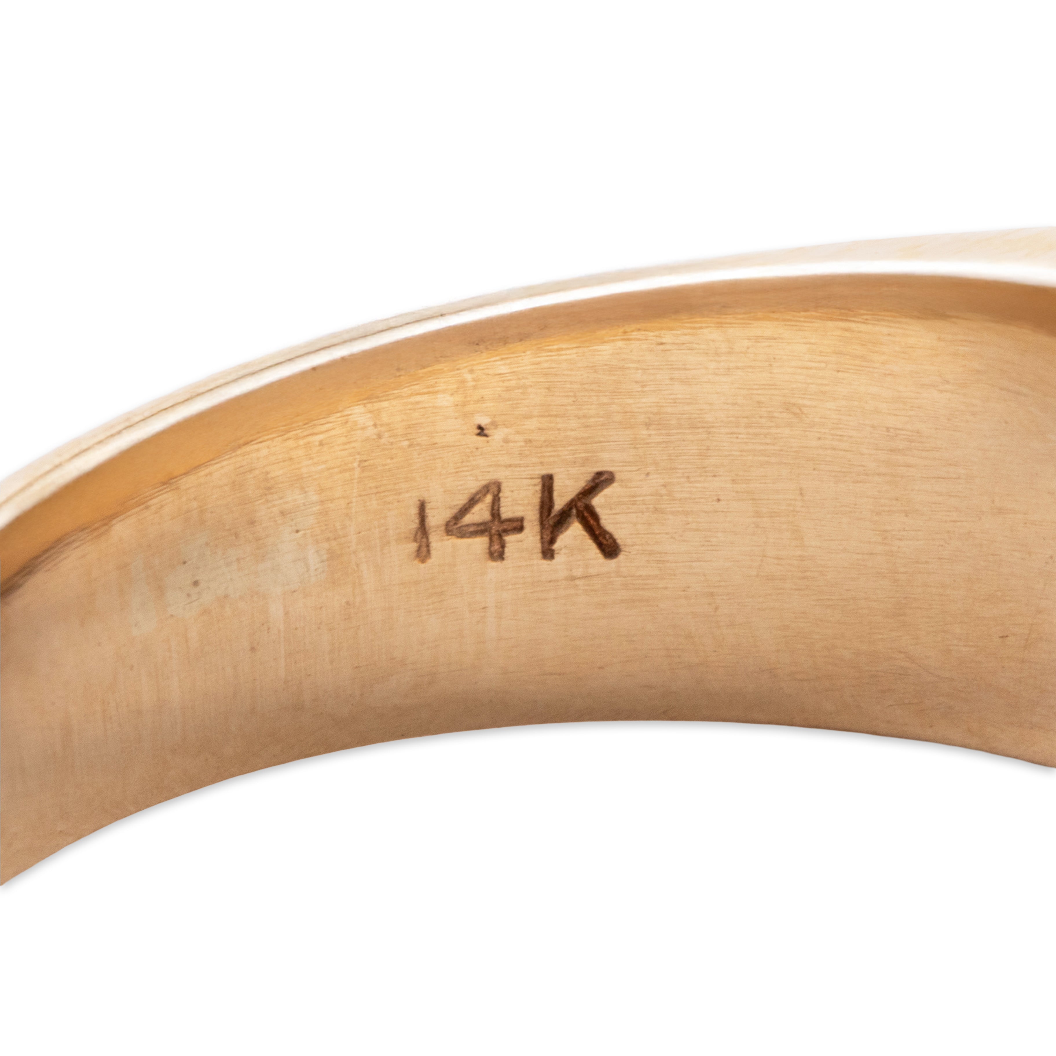 Vintage 14k Yellow Gold 1.82cttw Diamond Flush Set Trio of Brilliance Ring 8.75、mySite、hinf8tx79