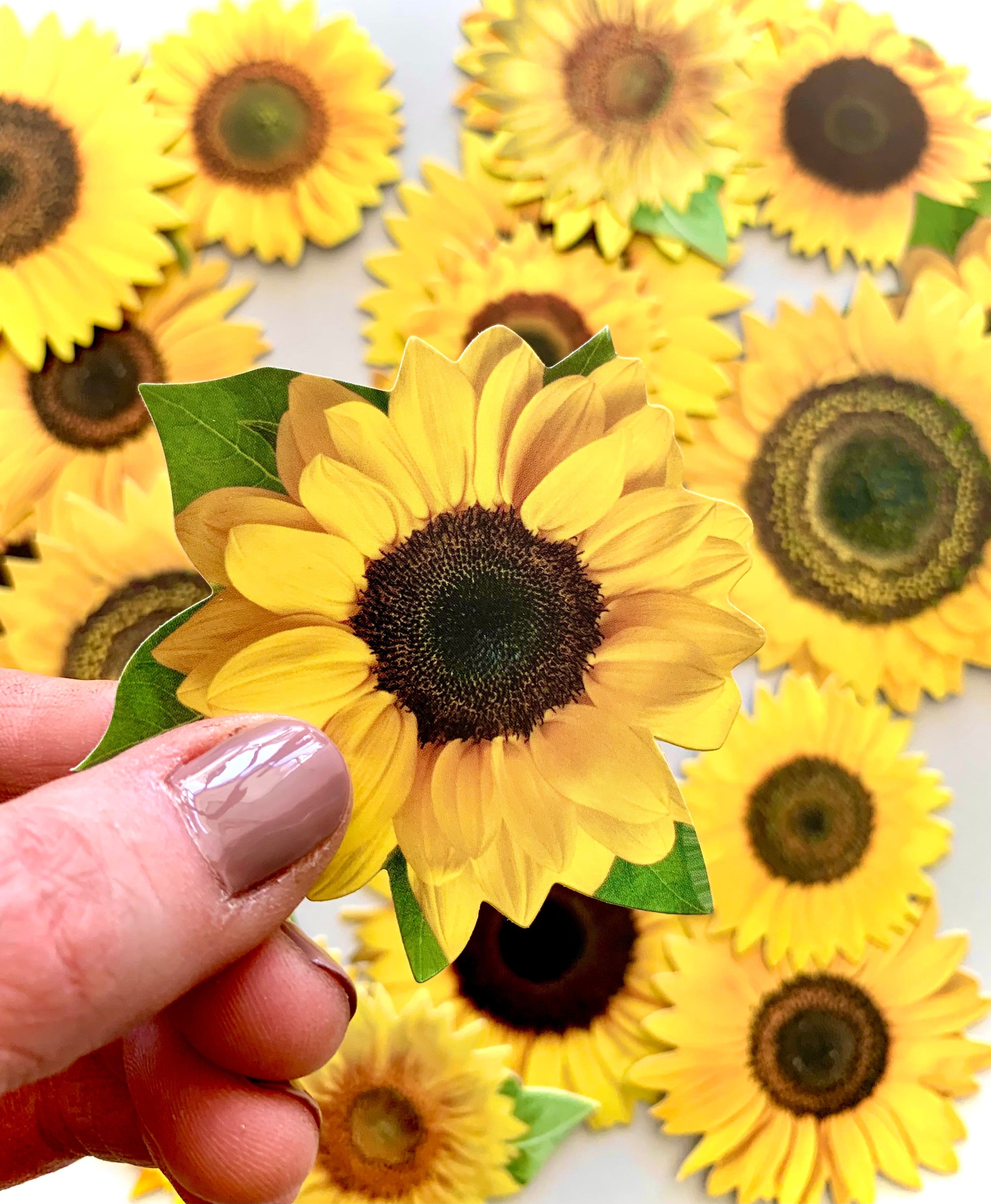  Scrapbook Stickers - Sunflower Die Cut Sticker Pack、mySite、ghnorth
