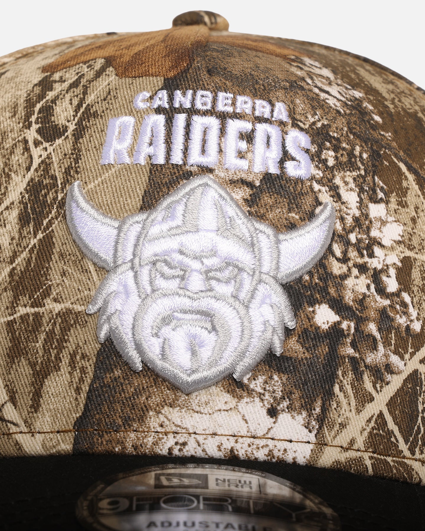 New Era Canberra Raiders 'NRL Real Tree' 9FORTY A-Frame Snapback Real Tree Camo、mySite、zt4zffjzw