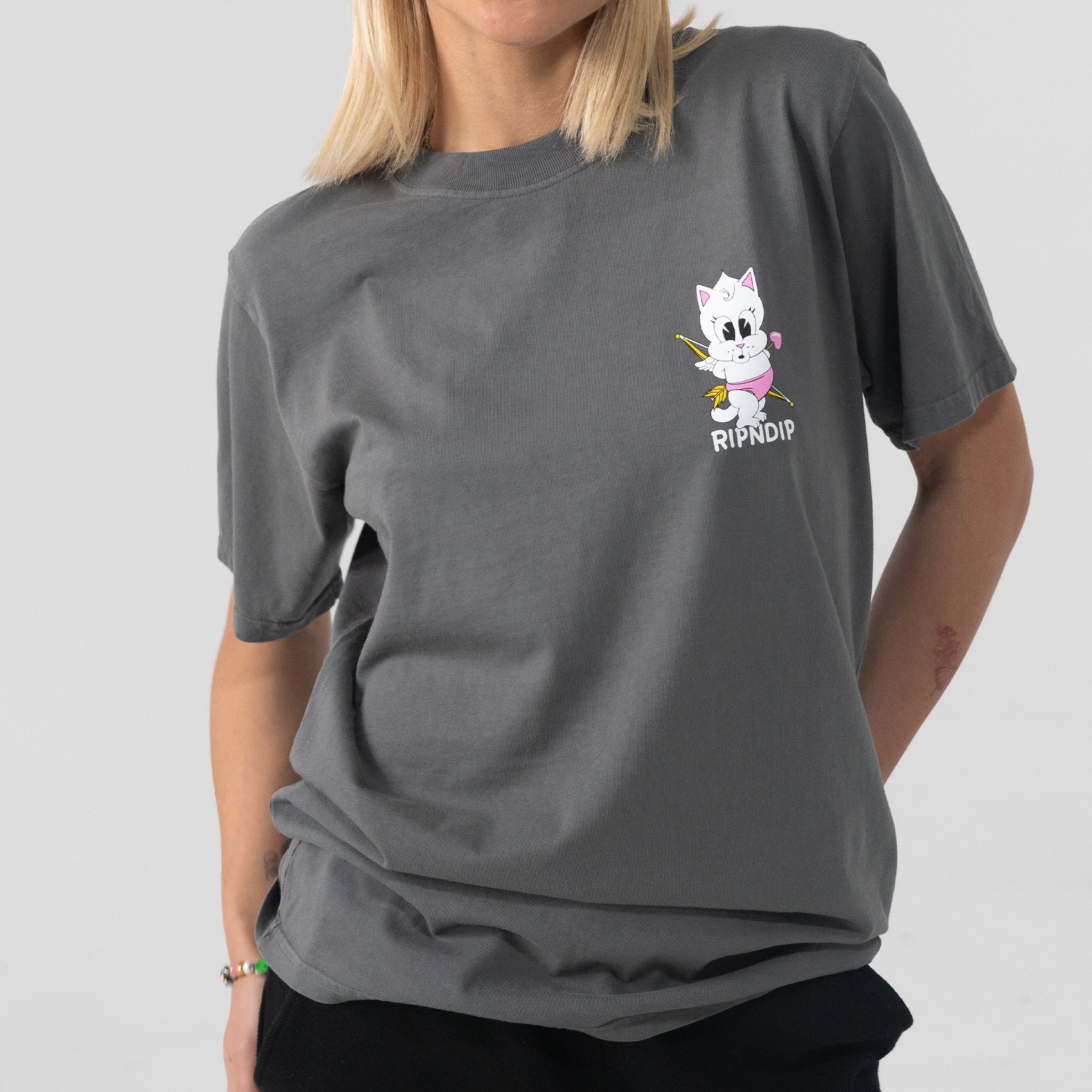  ILY RIPNDIP Tee (Charcoal)、mySite、merchandisen