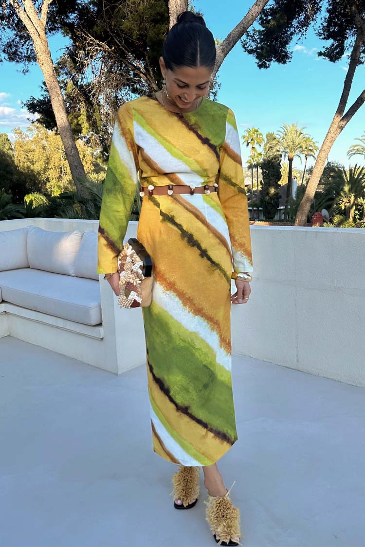 Green Ombre Alba Dress、mySite、solidvoid