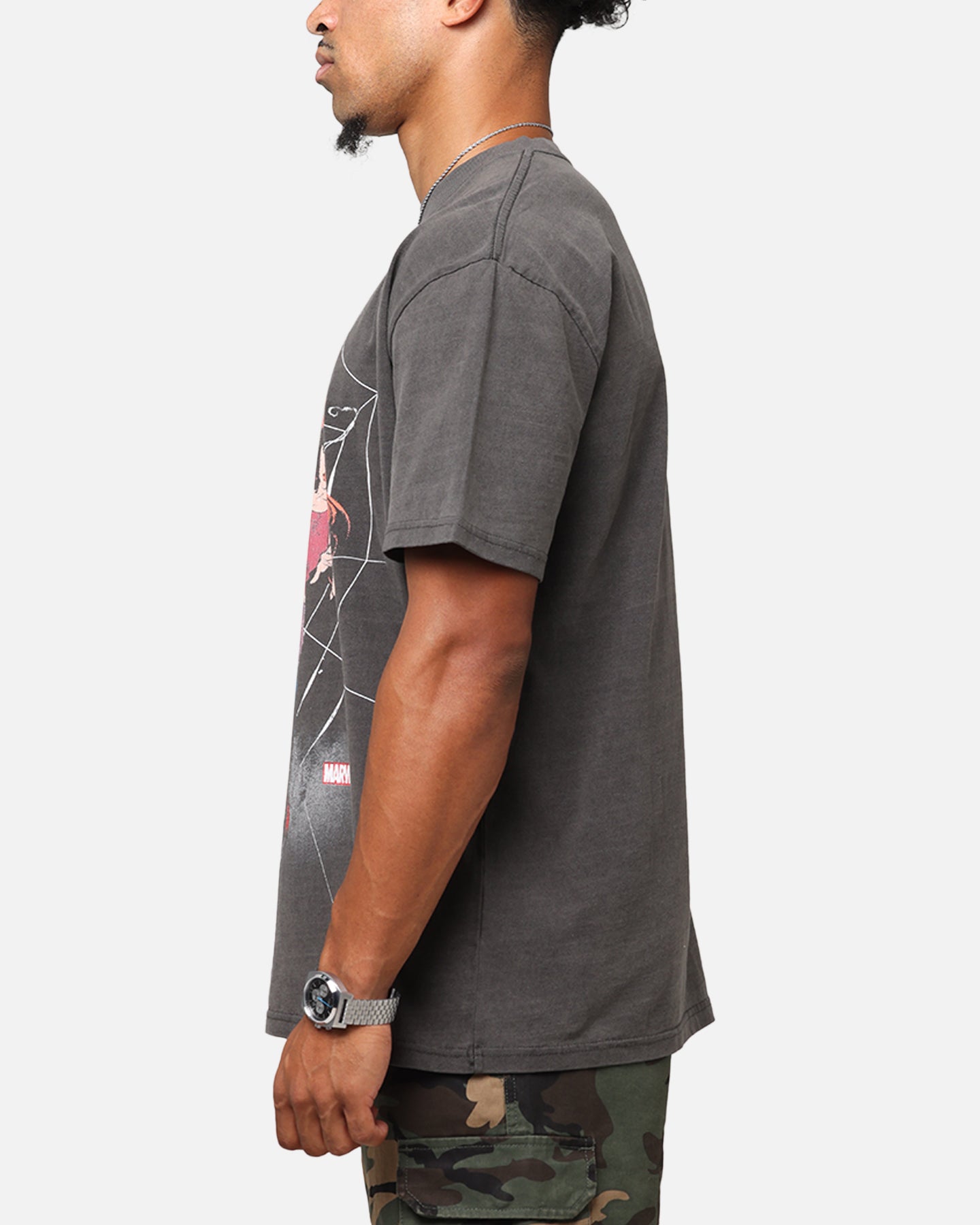 Goat Crew Marvel’s Spider-Man Peter Parker & MJ Heavyweight T-Shirt Black Wash、mySite、zt4zffjzw