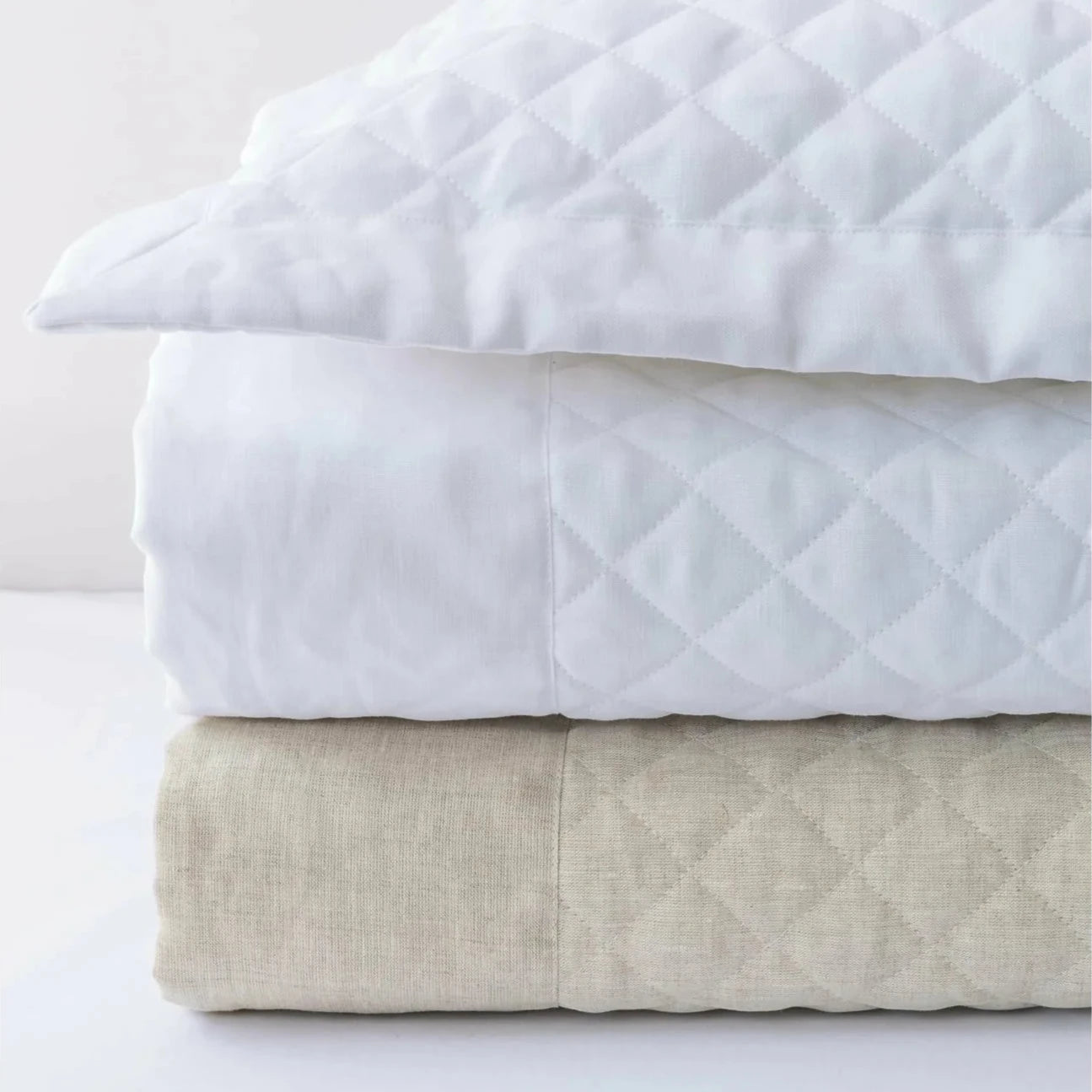 Hudson Linen Quilted Coverlet、mySite、elrpsem3k