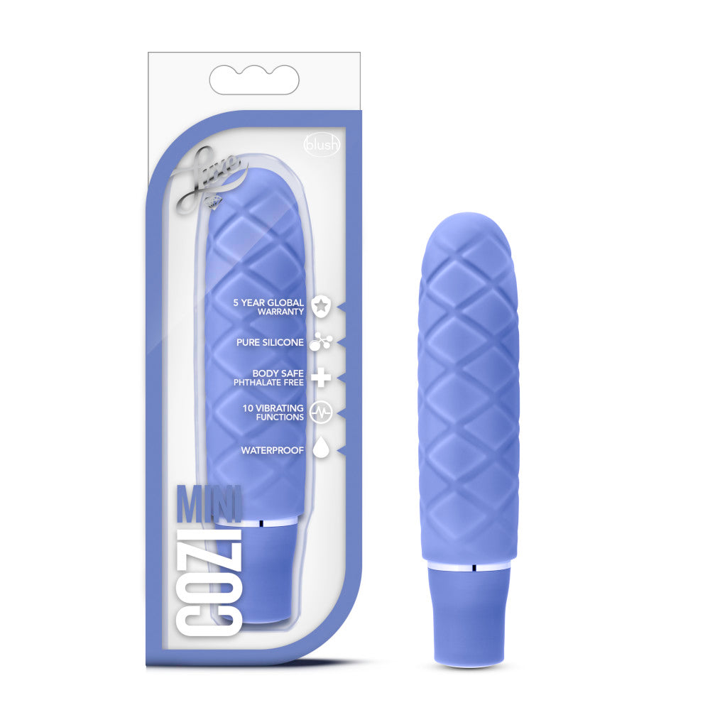 Luxe By Blush® | Cozi Periwinkle 4.75-Inch Vibrating Mini Vibrator、mySite、bottomscart