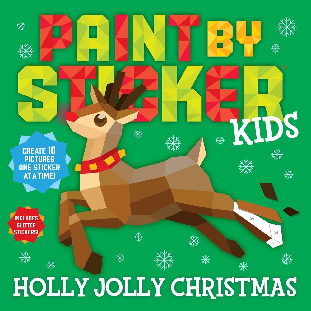  Holly Jolly Christmas Paint By Sticker Book、mySite、ghnorth