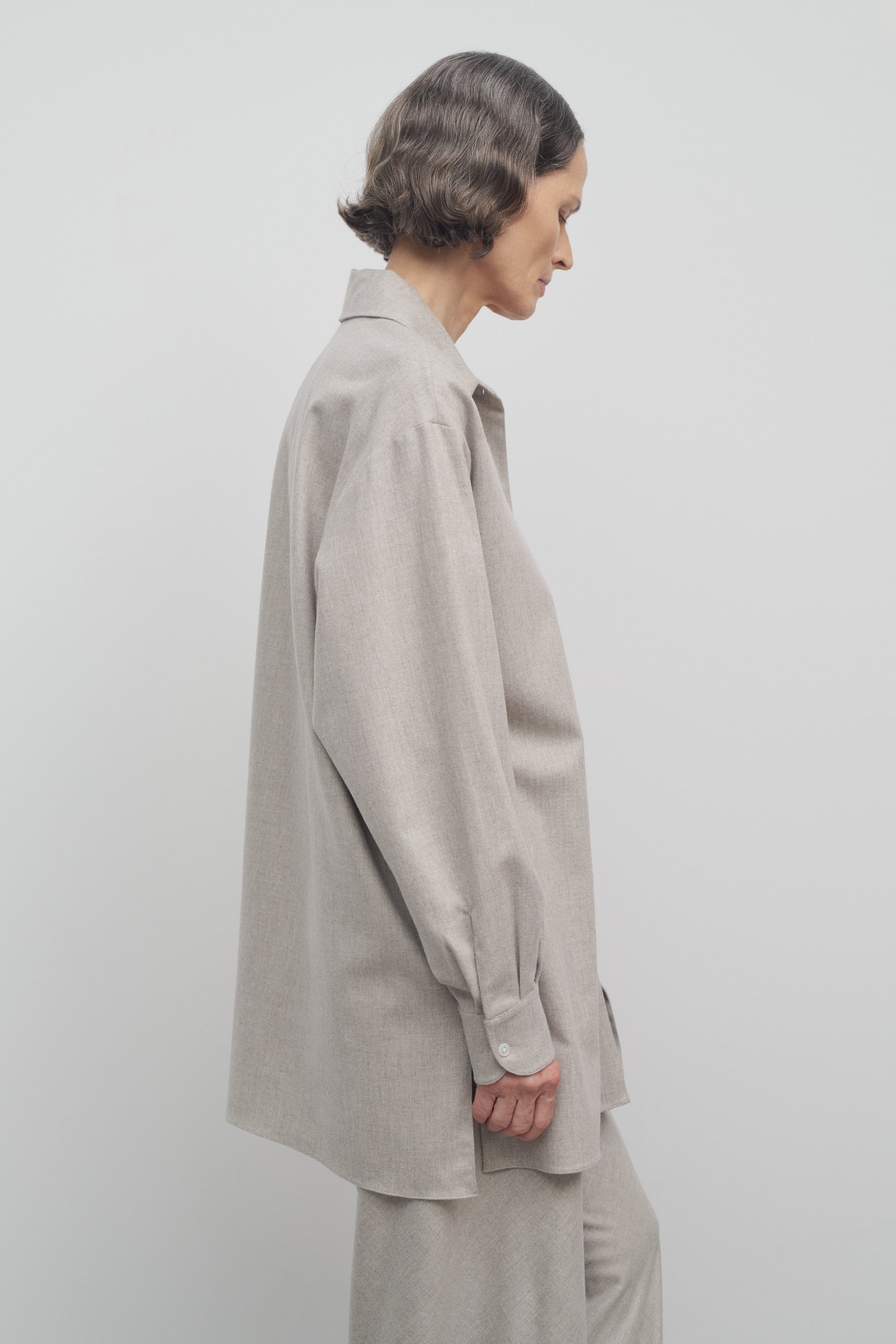 Komako Shirt in Wool and Cashmere、mySite、aoinhome