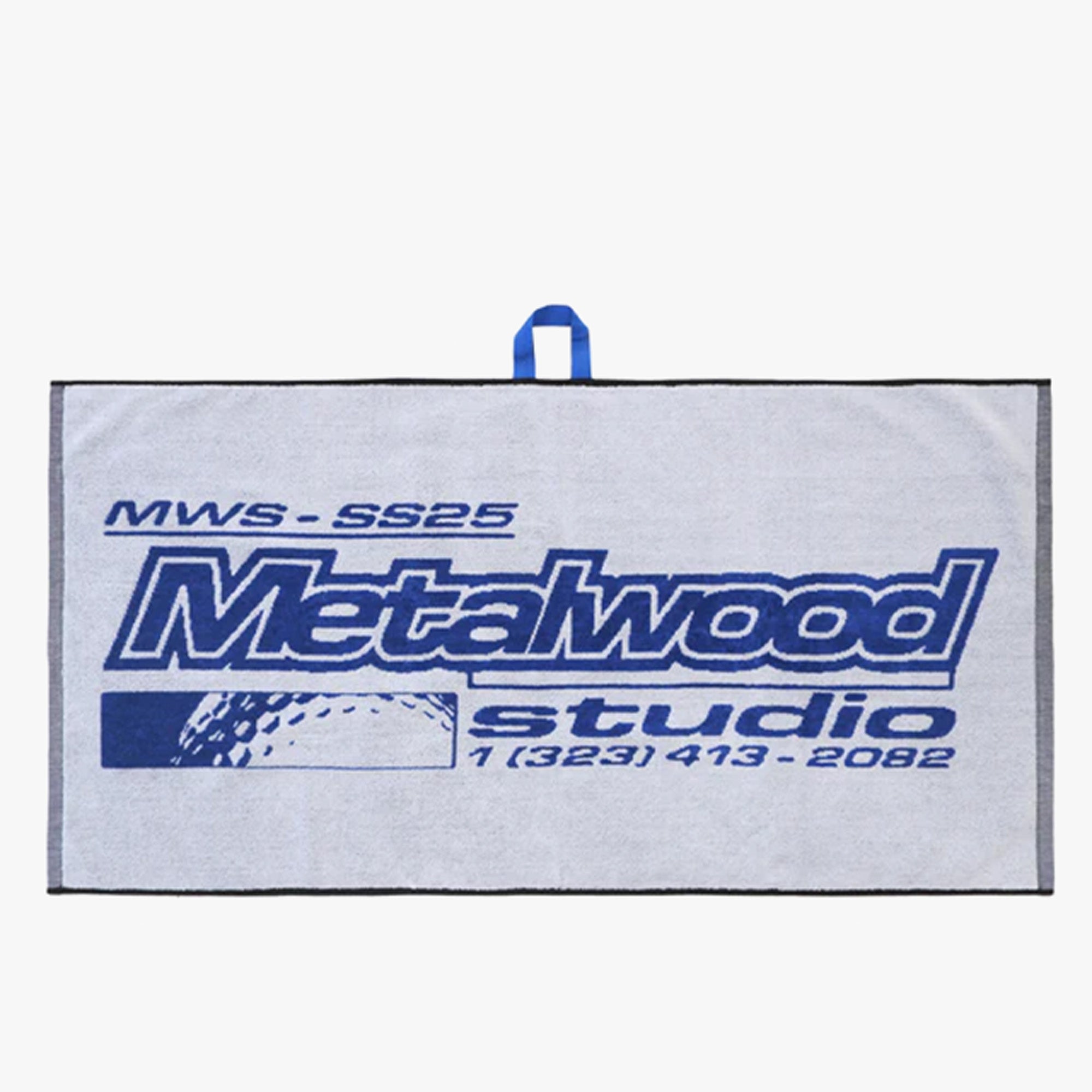  Metalwood La Brea Caddie Towel White、mySite、merchandisen
