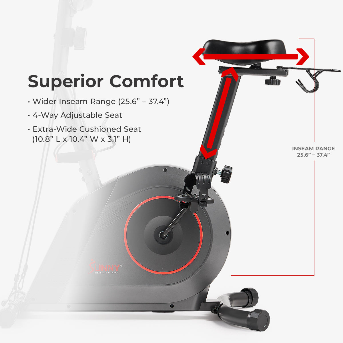  16-Level Magnetic Resistance Upright Bike with Workout Bands、mySite、ghnorth