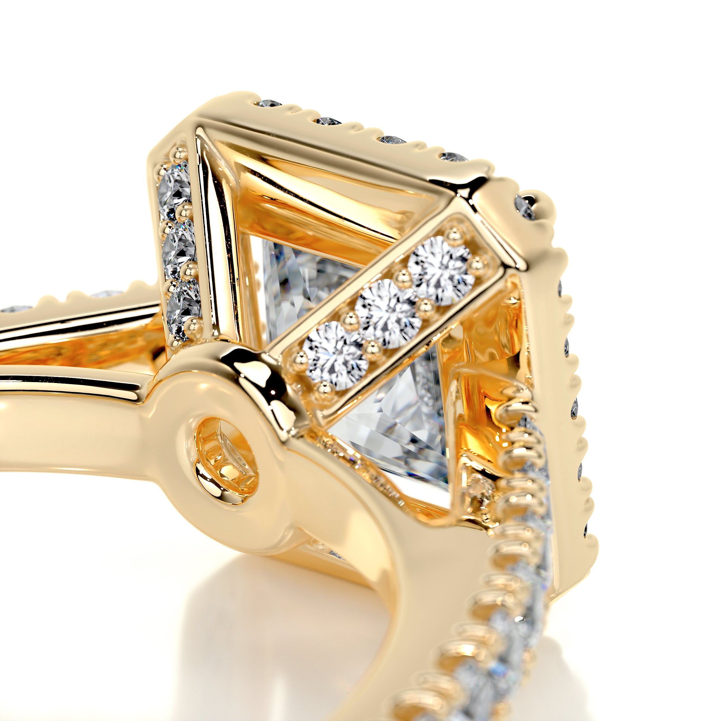 Selena Diamond Engagement Ring -18K Yellow Gold、mySite、hinf8tx79