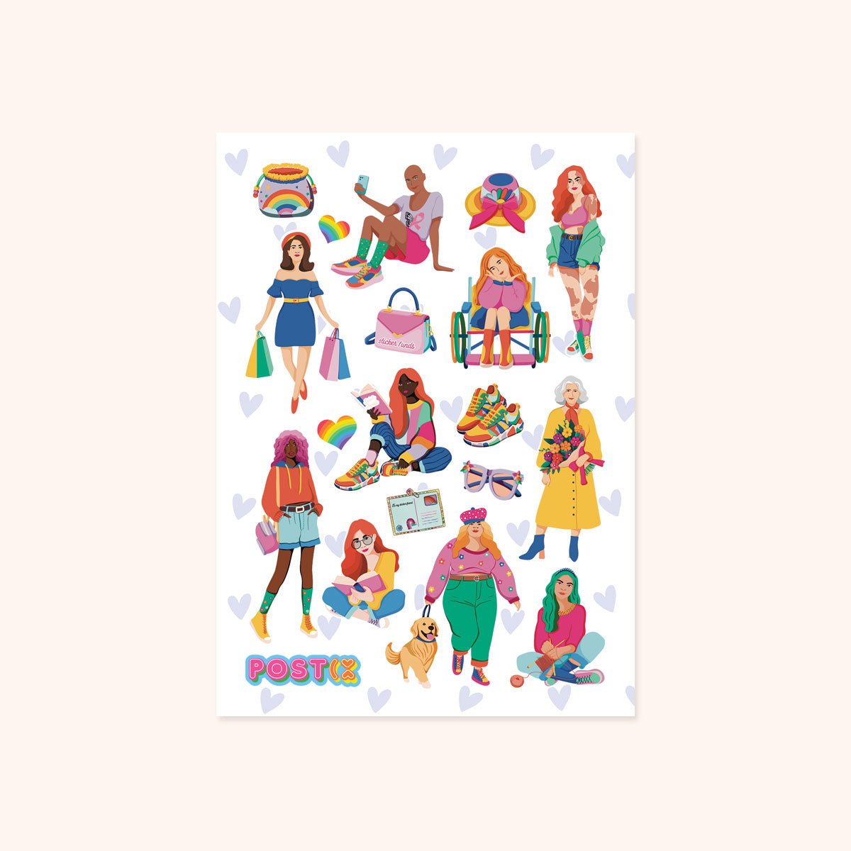  Stick With Confidence Sticker Sheet、mySite、ghnorth